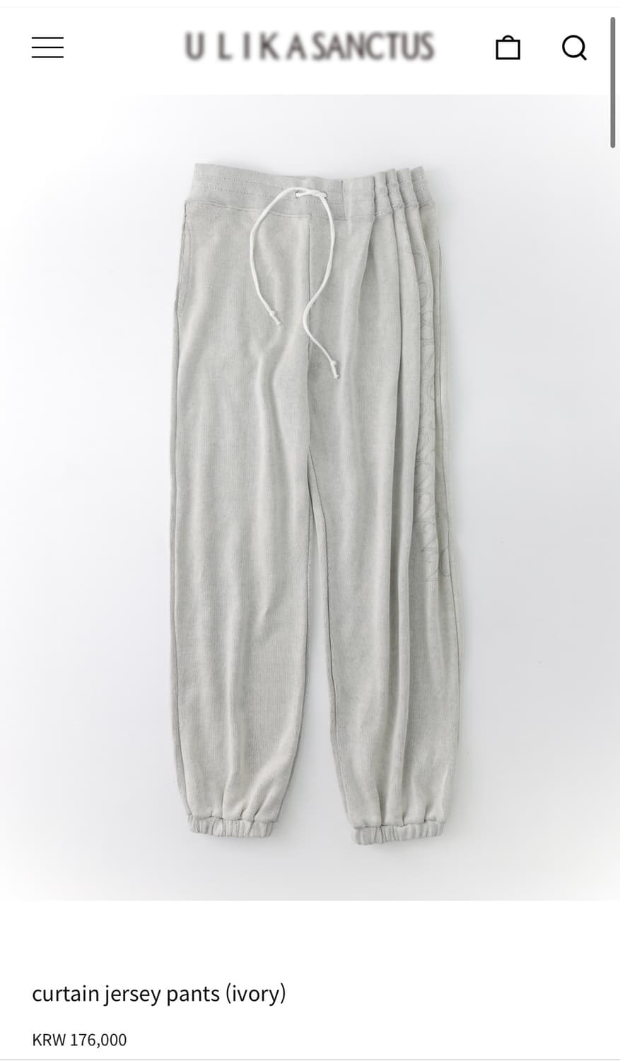 ulika sanctus 울리카상투스 트레이닝 져지 팬츠 상품이미지2