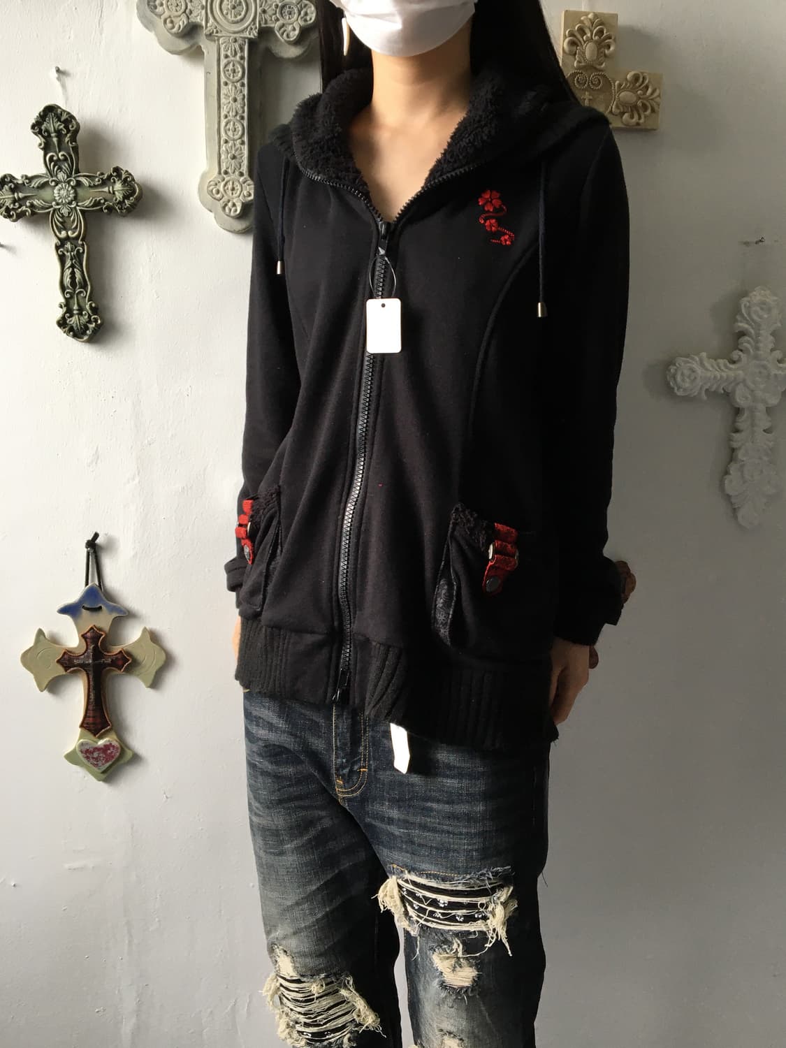 Oriental point hood zip up 상품이미지8