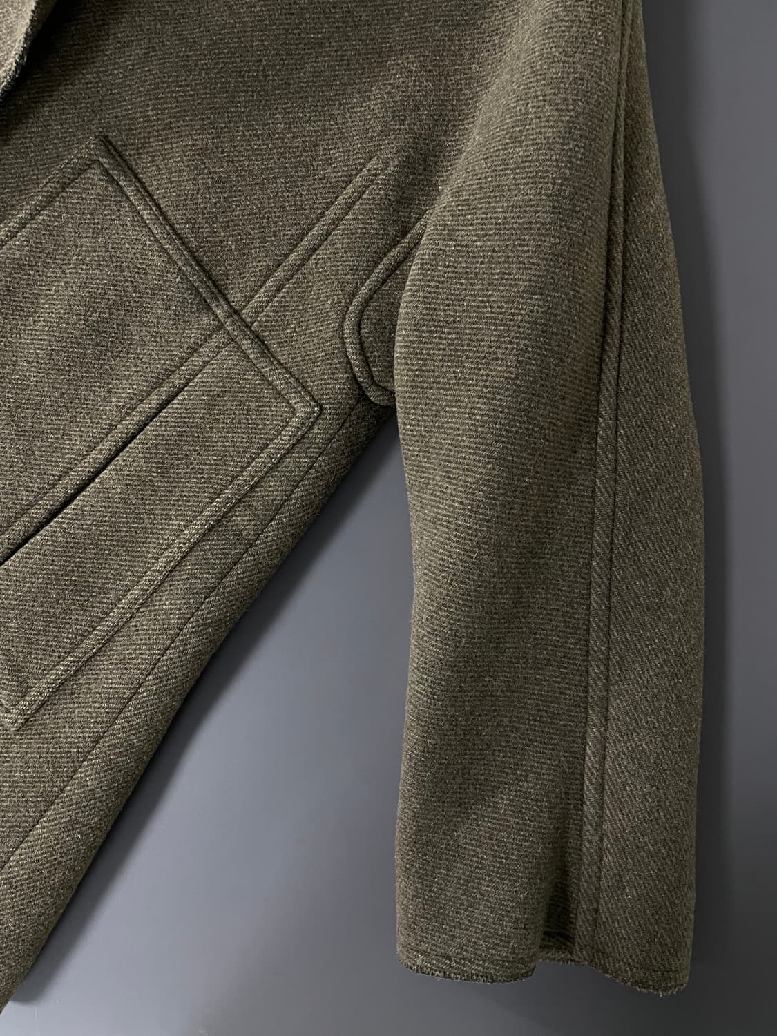 [M] 랑방 컬렉션 헤링본 오버핏 코트 상품이미지7