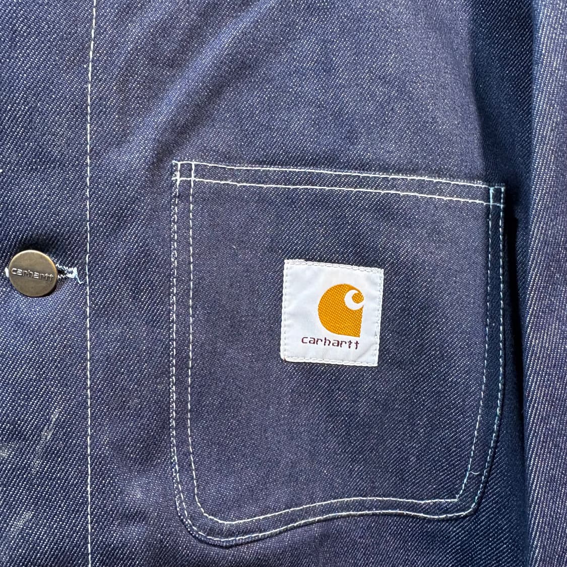 [L] CARHARTT 칼하트 빈티지 데님 커버올 자켓 상품이미지2