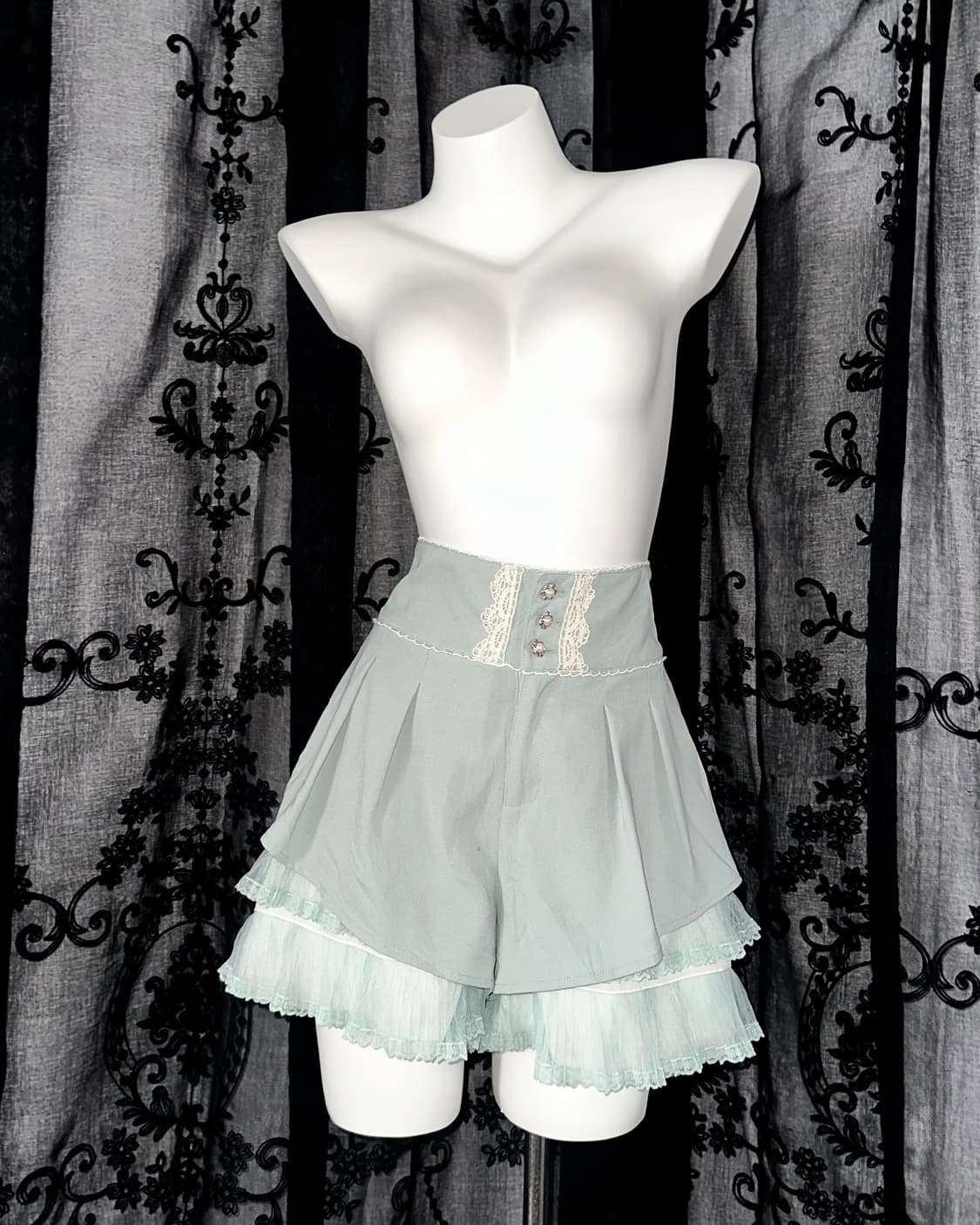 blue lovely skirt pants 상품이미지1