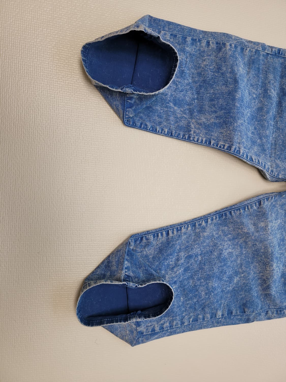 코데즈컴바인 남자 7부 워싱 청바지 34 블루 상품이미지7