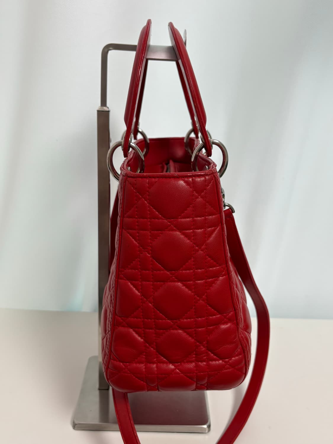 디올 레이디 레드 미디움 상품이미지5