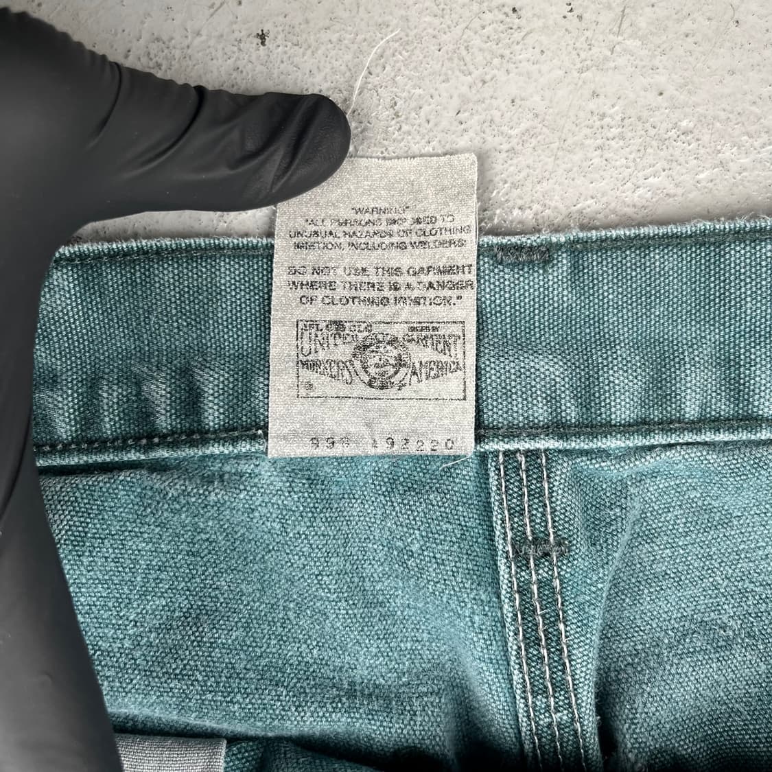 올드 칼하트 카펜터 팬츠 헌터그린 상품이미지4