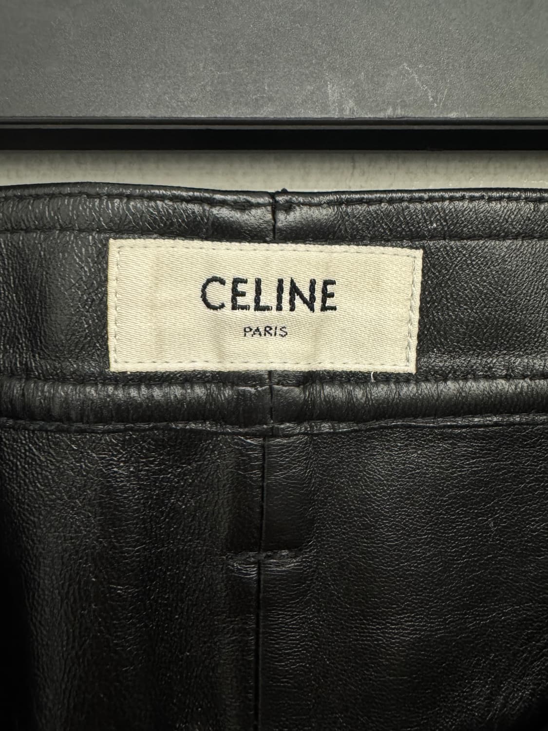 셀린 레더 팬츠 상품이미지4