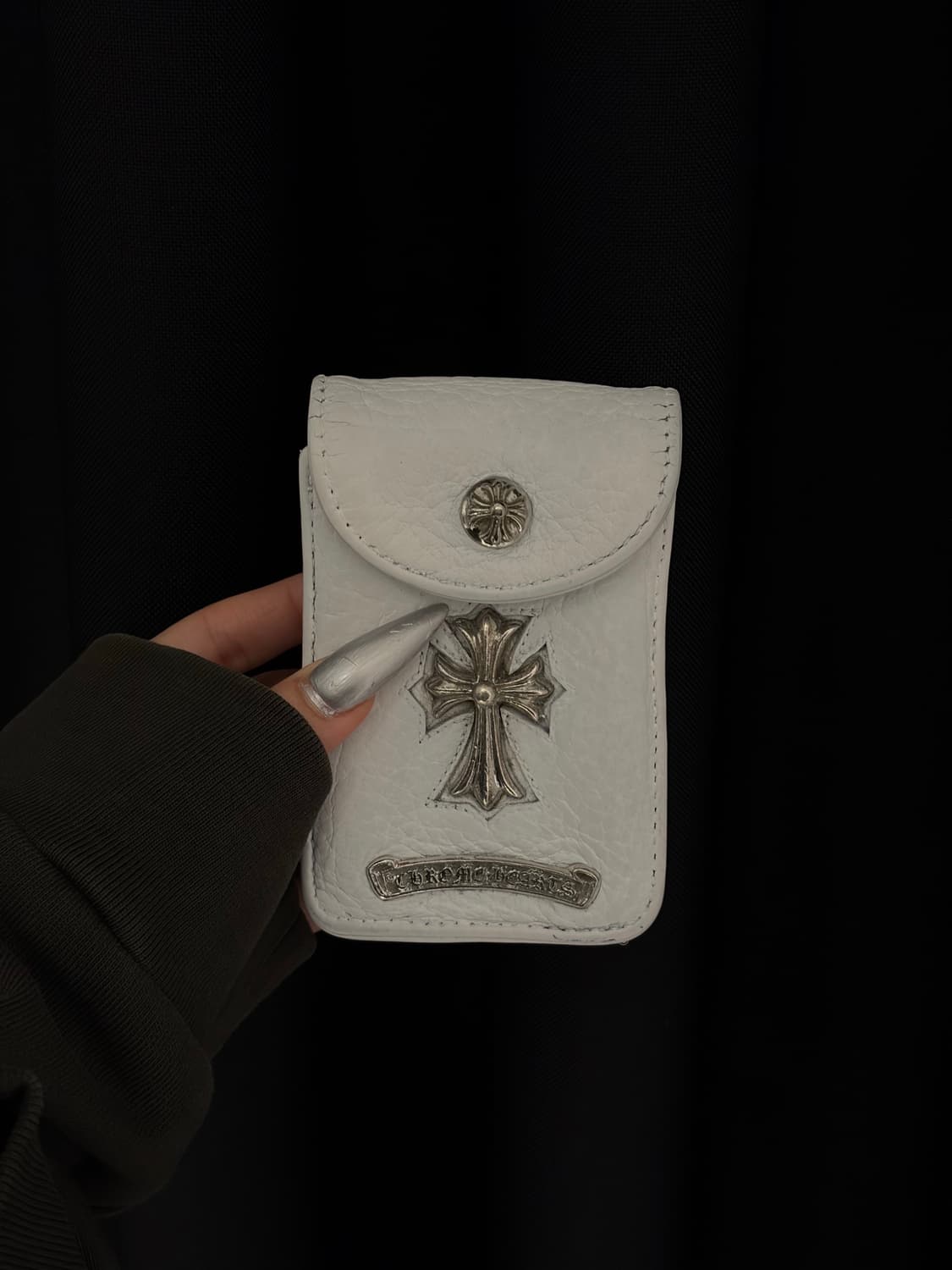 크롬하츠 레더 파우치 상품이미지1