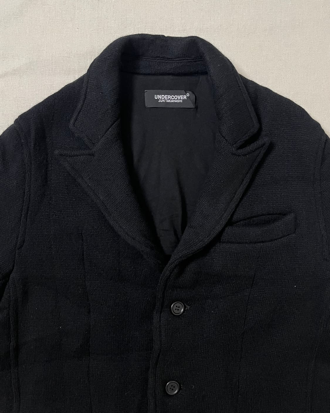 언더커버 19aw 축융 울 니트 코트 undercover 시계테엽오렌지 상품이미지7