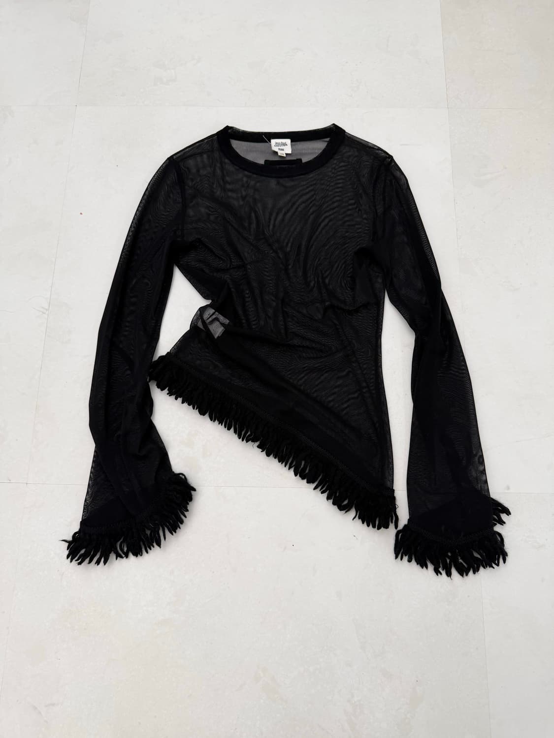 Jean Paul Gaultier 프린지 메쉬탑 상품이미지5