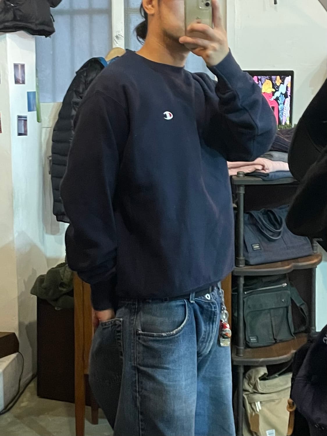 Champion 리버스 위브 스웻 셔츠 L 상품이미지2