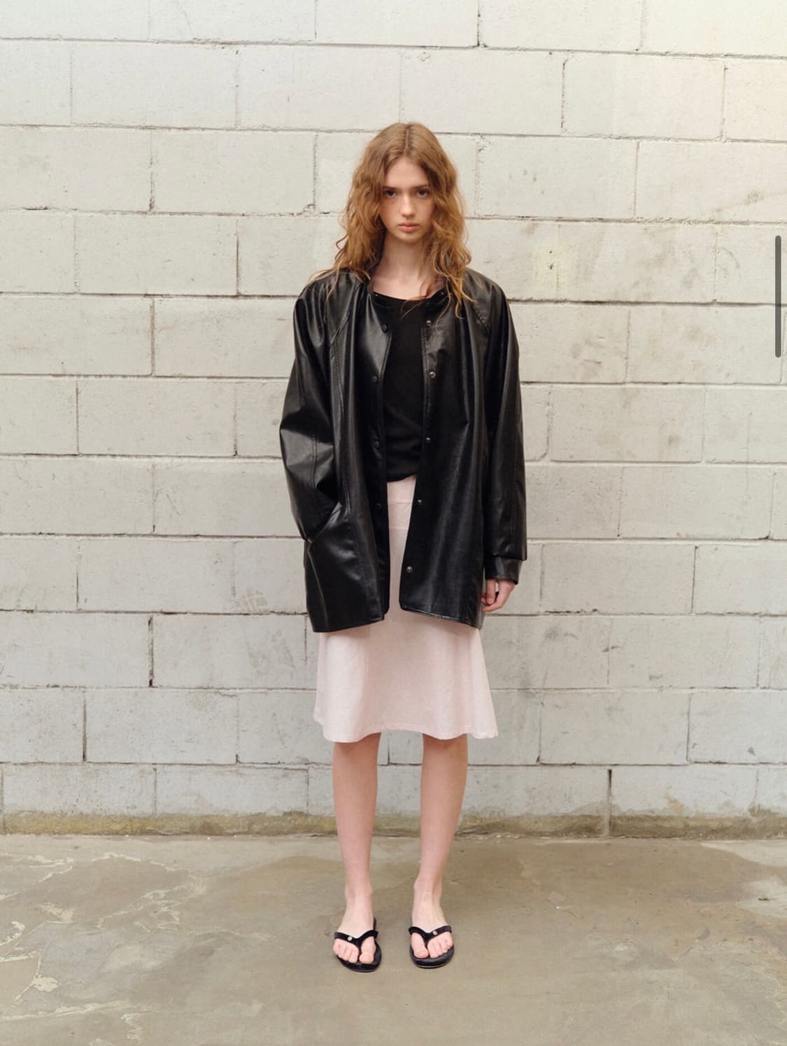 스무드무드 Black Des Prés Leather Jacket 상품이미지2