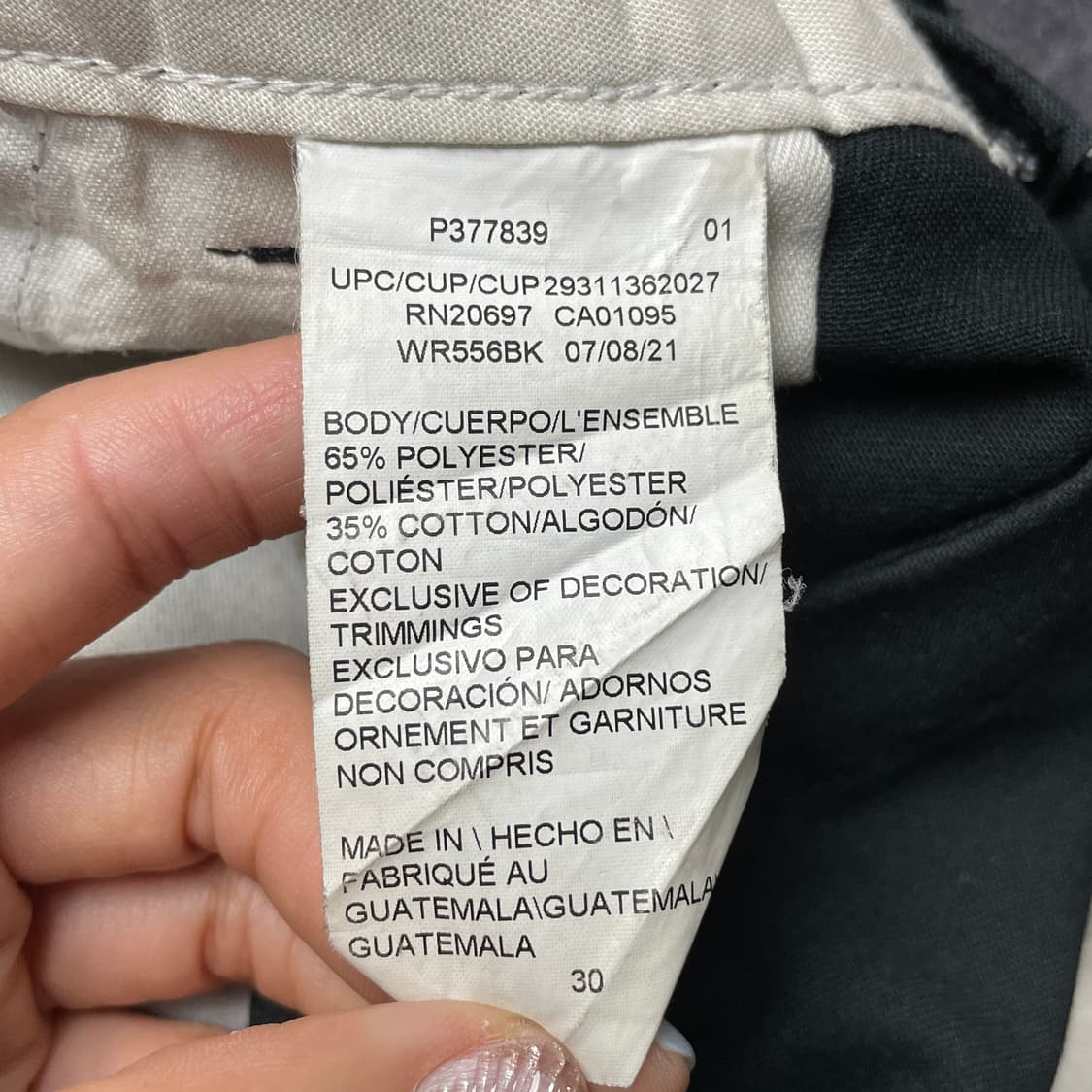 DICKIES 디키즈FLEX 블랙 레귤러핏 카고 하프팬츠 A01131 상품이미지10