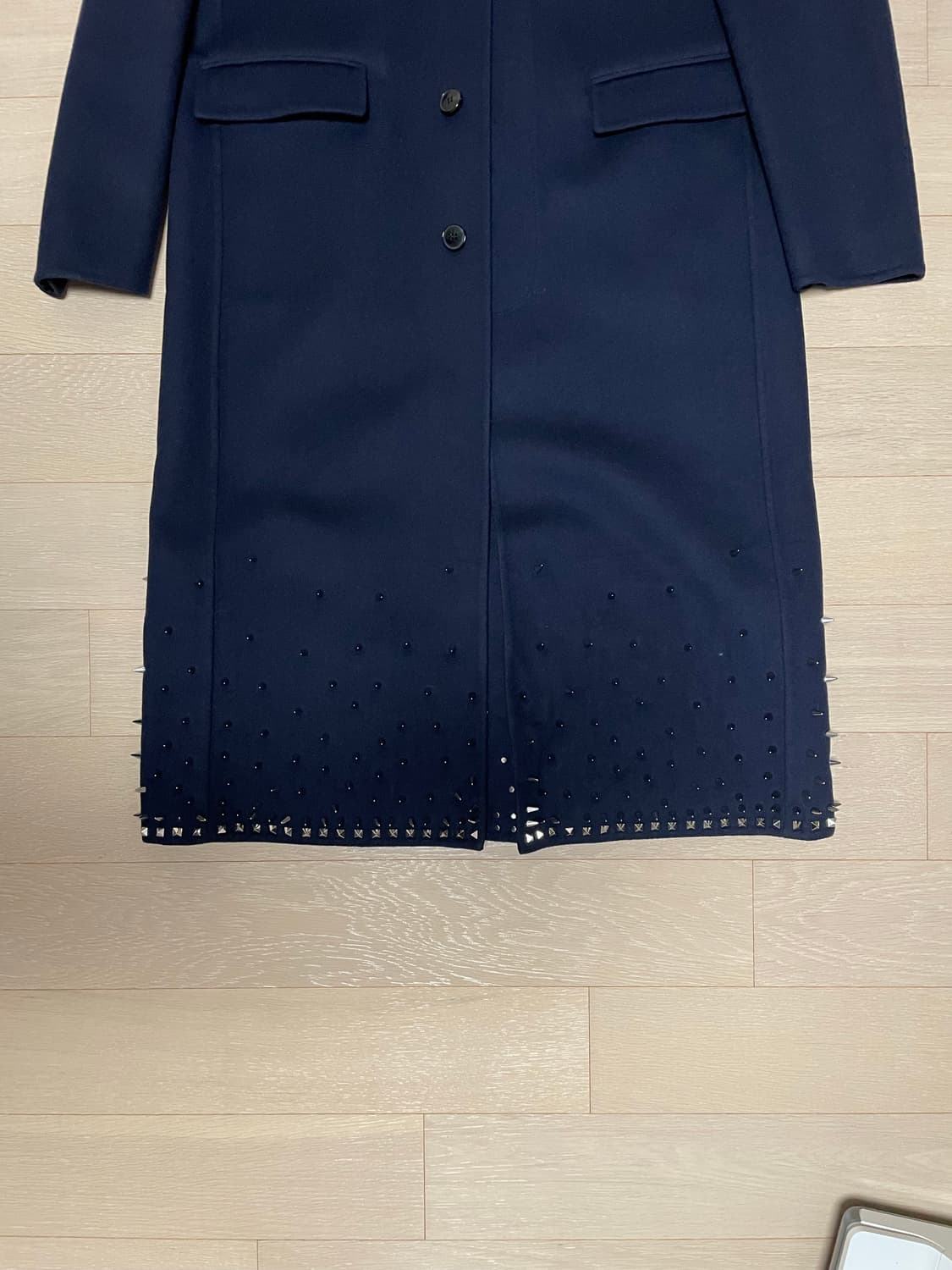 발렌티노 캐시미어 스터드 코트(100사이즈) 상품이미지2