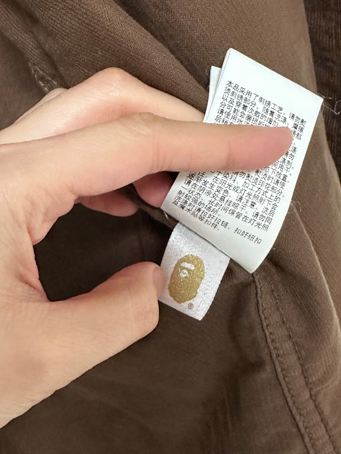 베이프 코듀로이 셔츠 상품이미지4