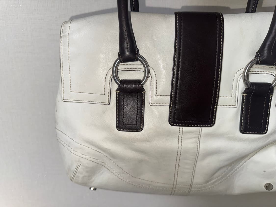 코치 소호 버클 토트백 숄더백 크림 아이보리 상품이미지7
