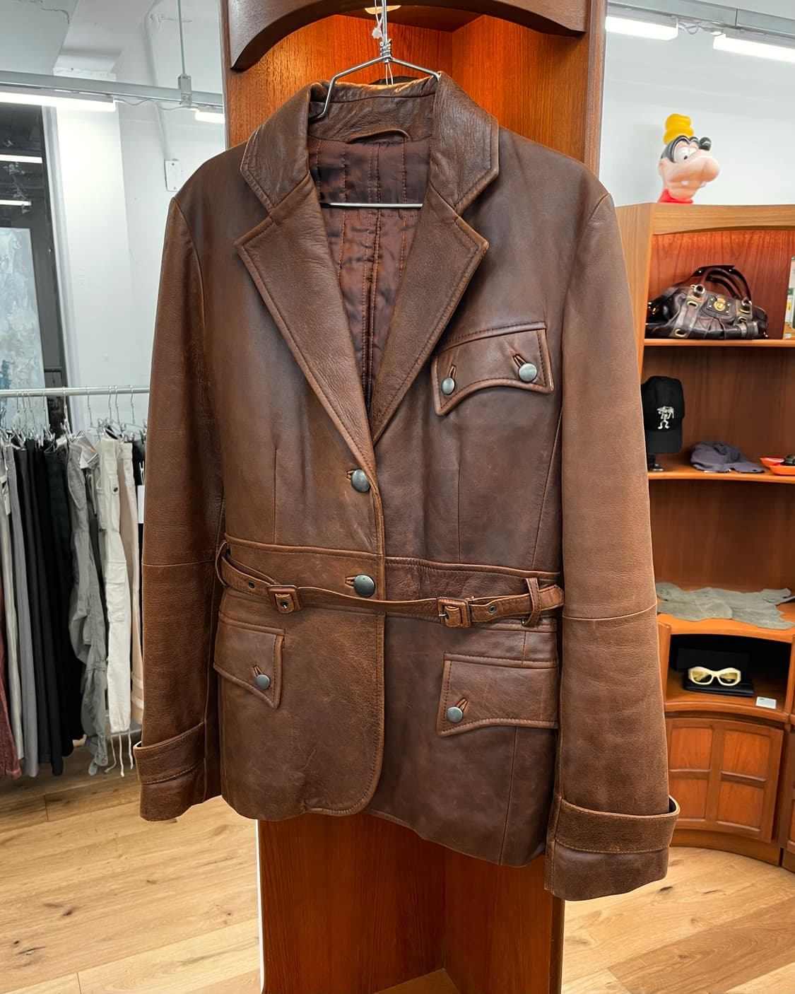 [38] 막스마라 웨스턴 레더 자켓 상품이미지5