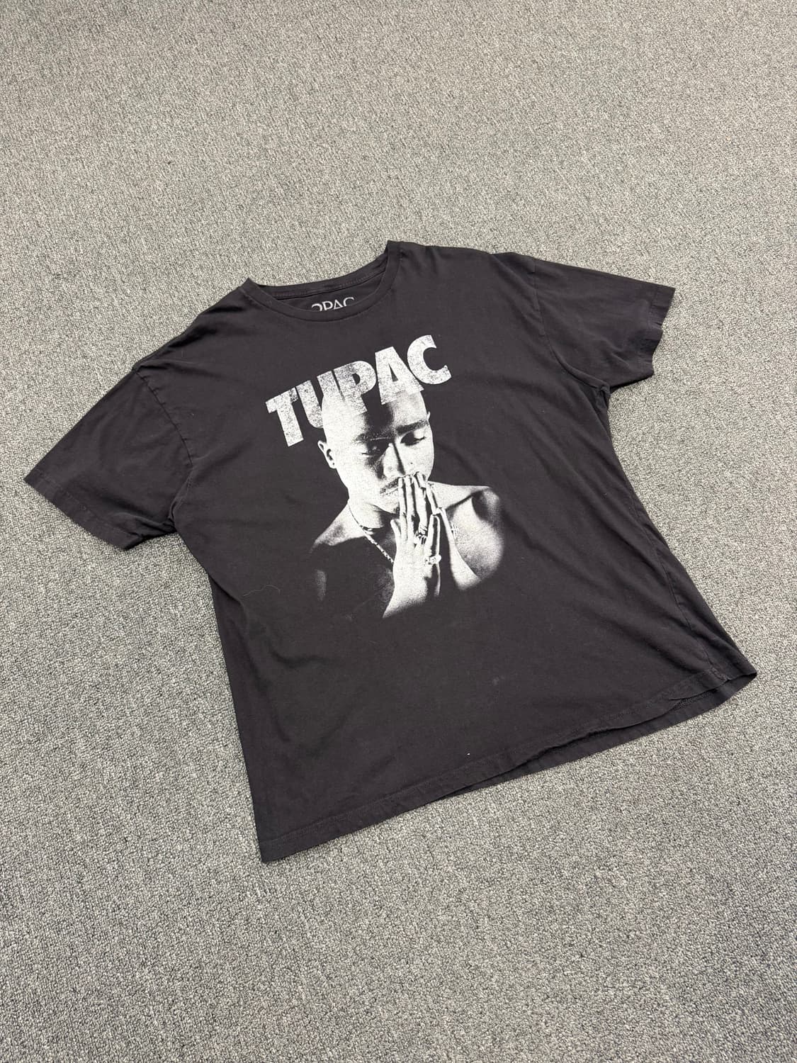 XL) 2PAC 빈티지 프린팅 반팔 티셔츠 상품이미지1