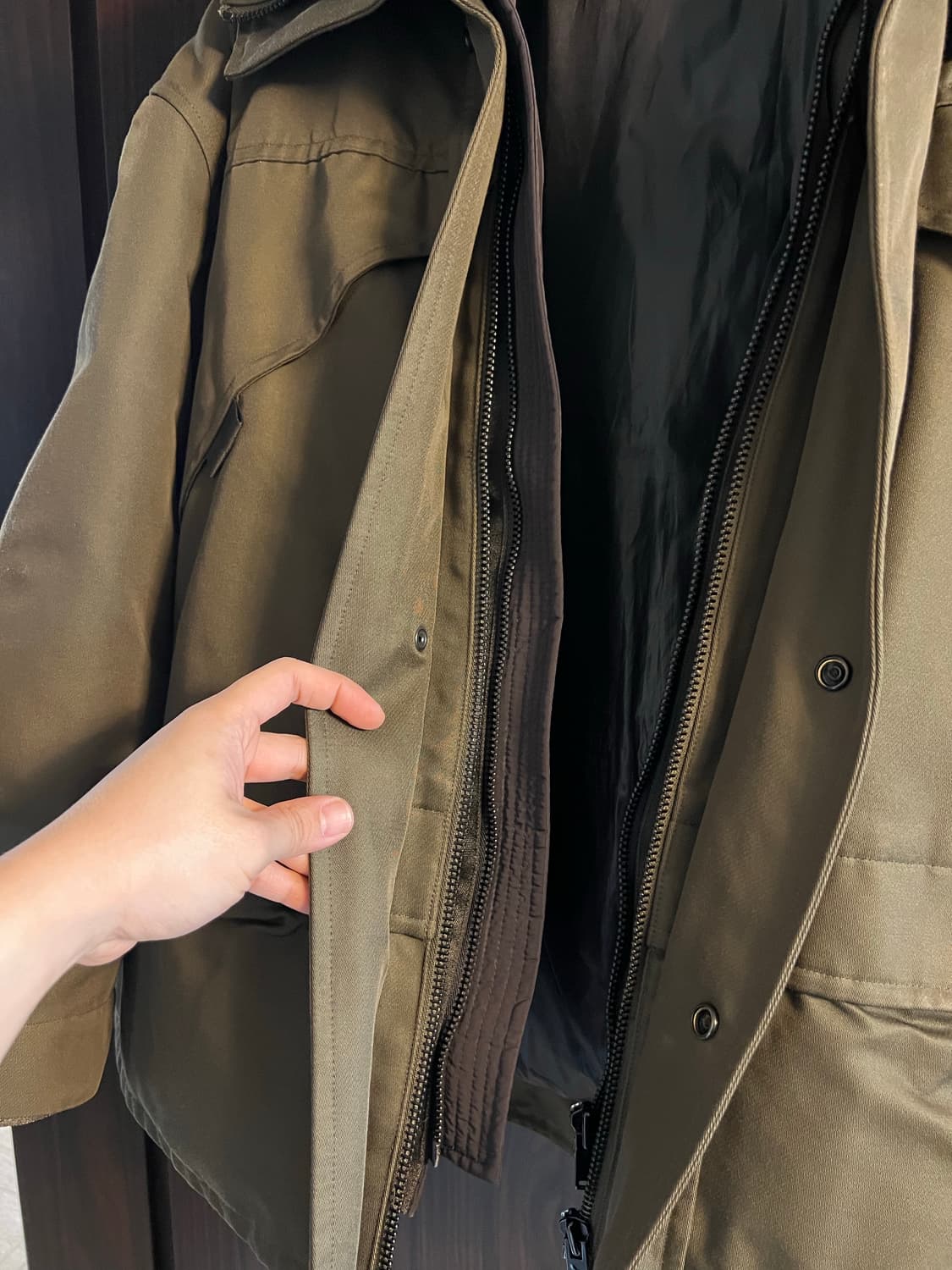 코모도 밀리터리 헤비 파카 L 상품이미지2