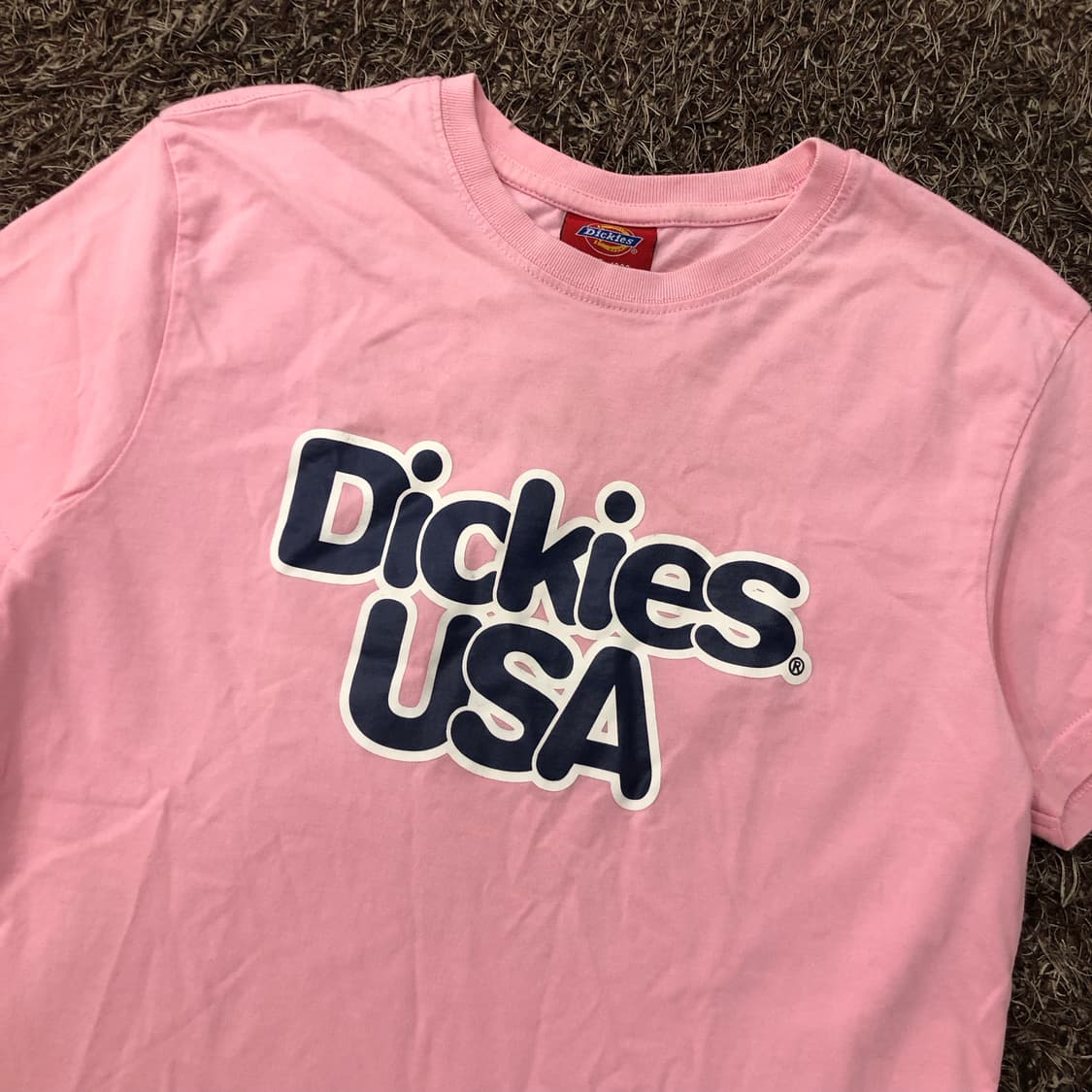 디키즈 핑크 로고 티셔츠 상품이미지2