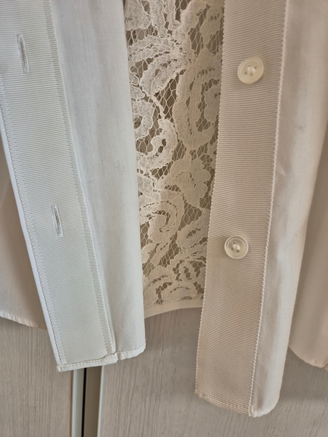 정품 사카이 레이스 셔츠 상품이미지7