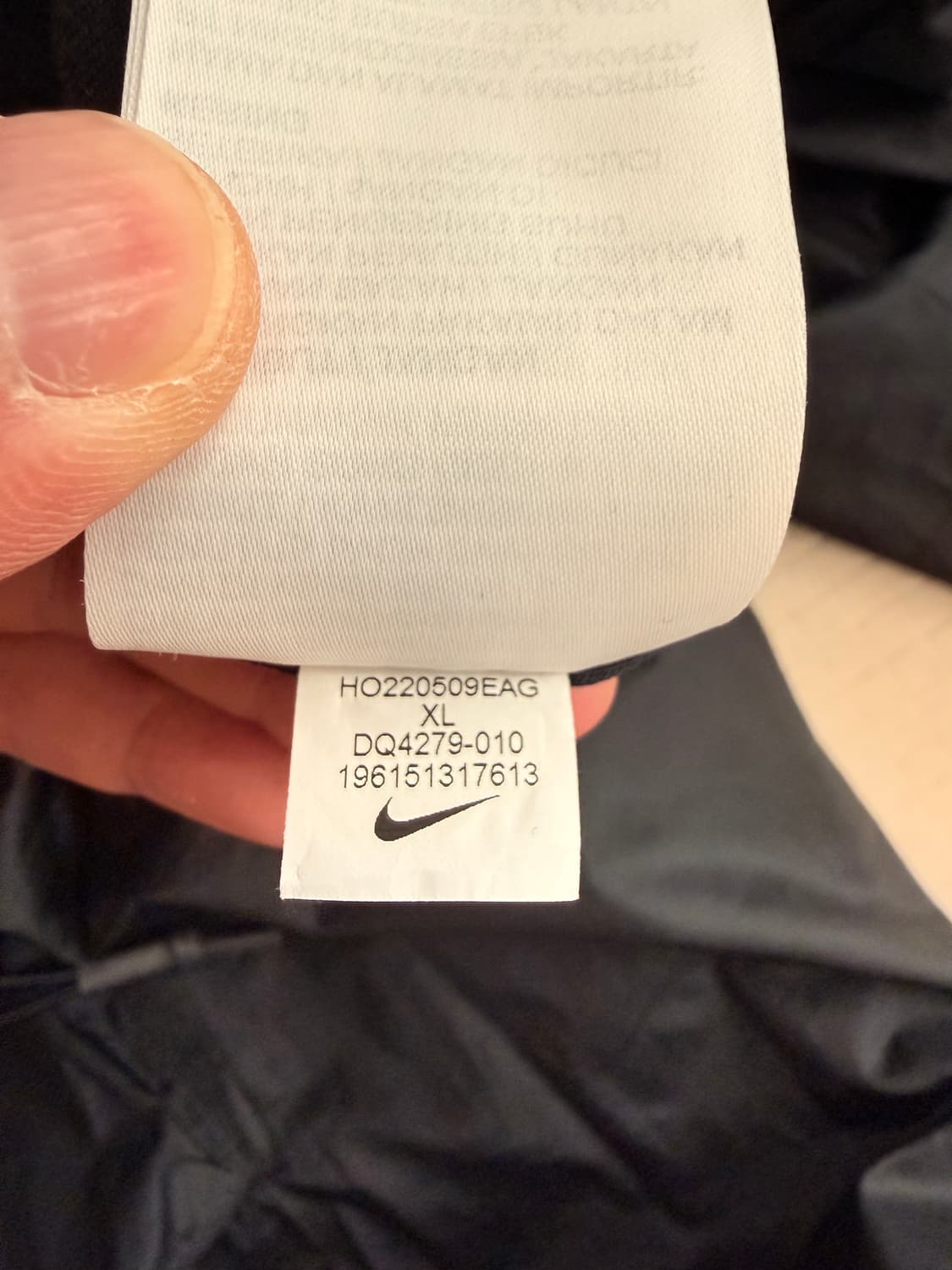 나이키 NSW 리펠 테크 팩 라인드 우븐 팬츠 블랙 - 아시아. XL 상품이미지3