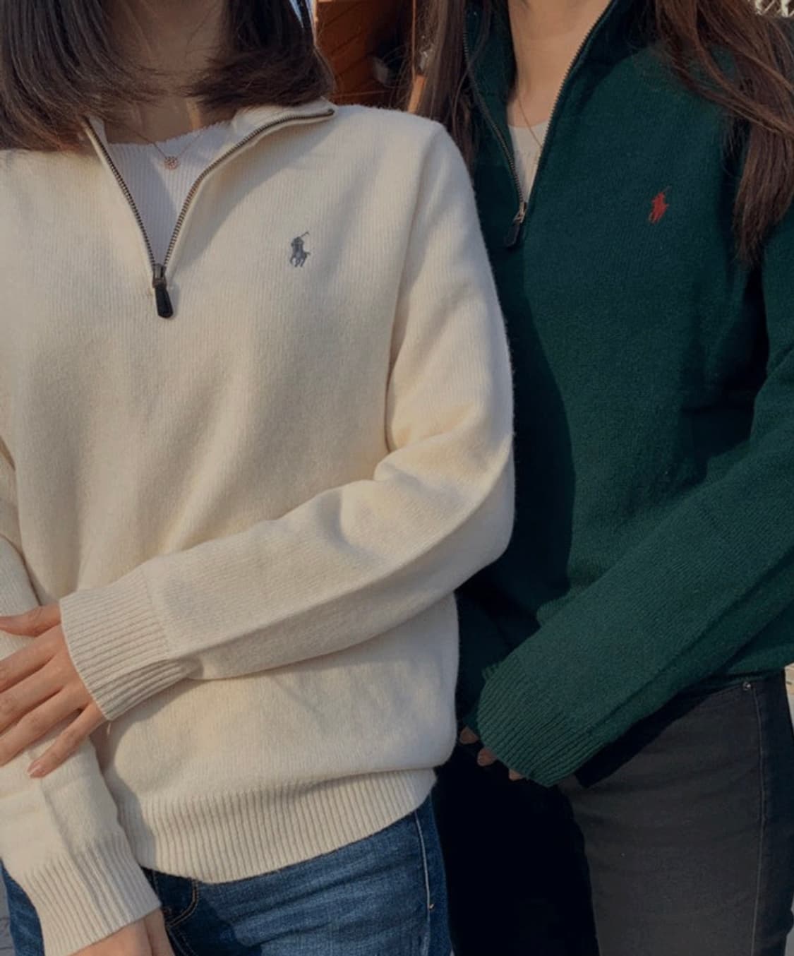 폴로 랄프로렌 캐시미어 하프집업 반집업 니트 상품이미지4