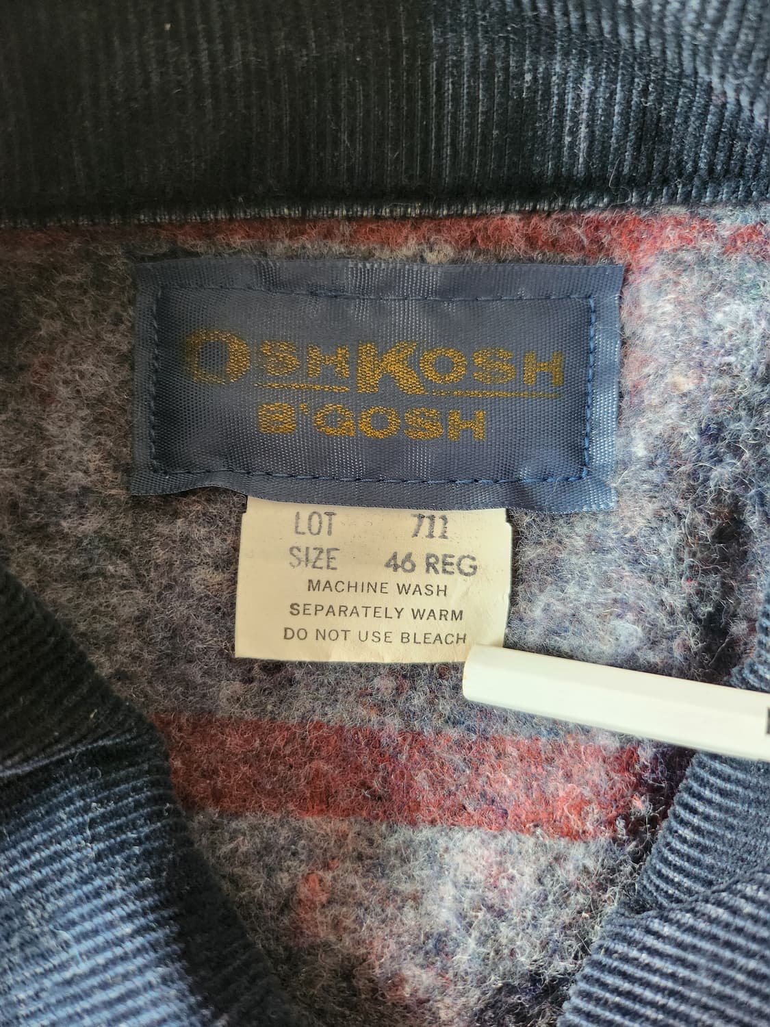 70s Oshkosh B'gosh lined denim jacket 상품이미지8