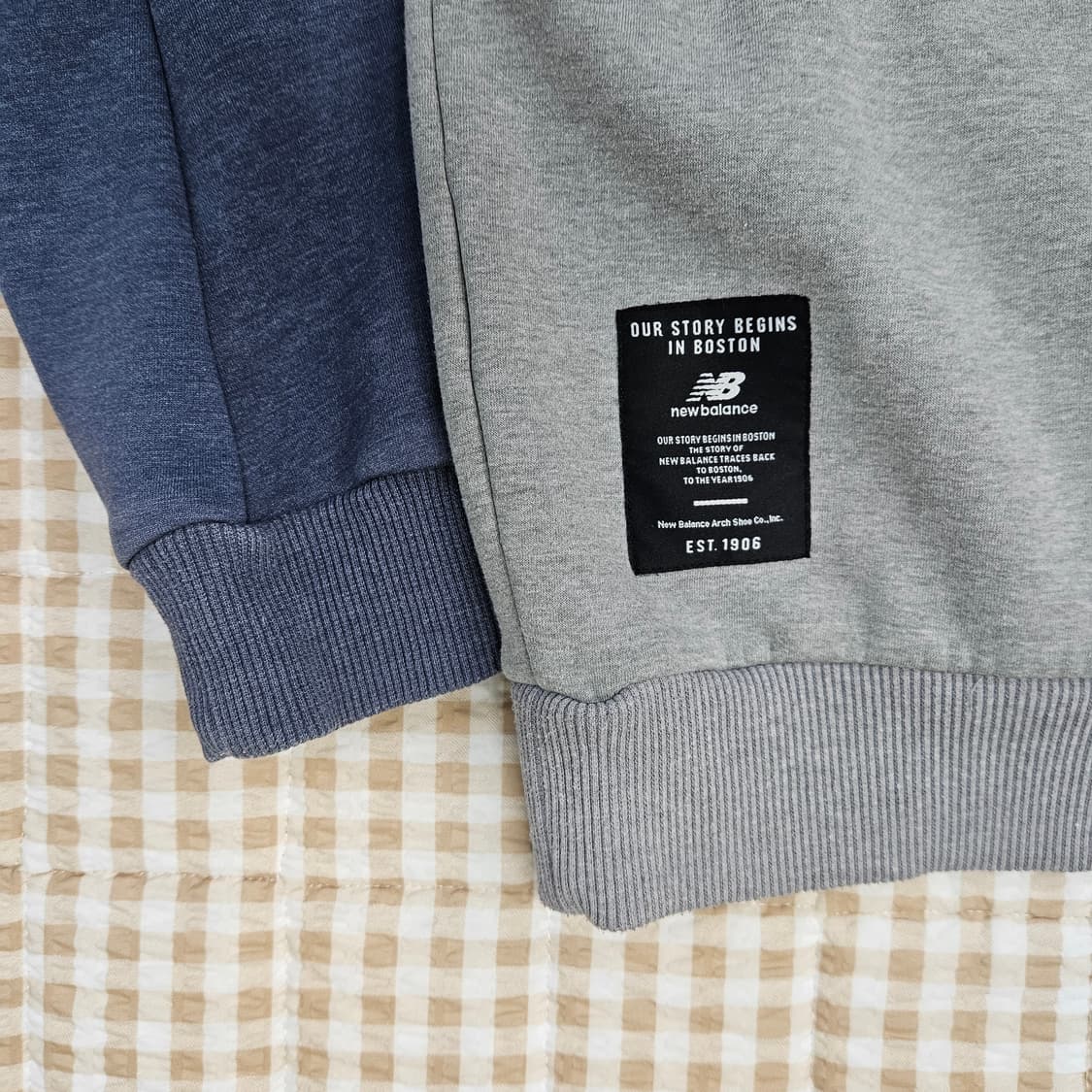 뉴발란스 기모 오버핏 후드티 남자100 상품이미지6