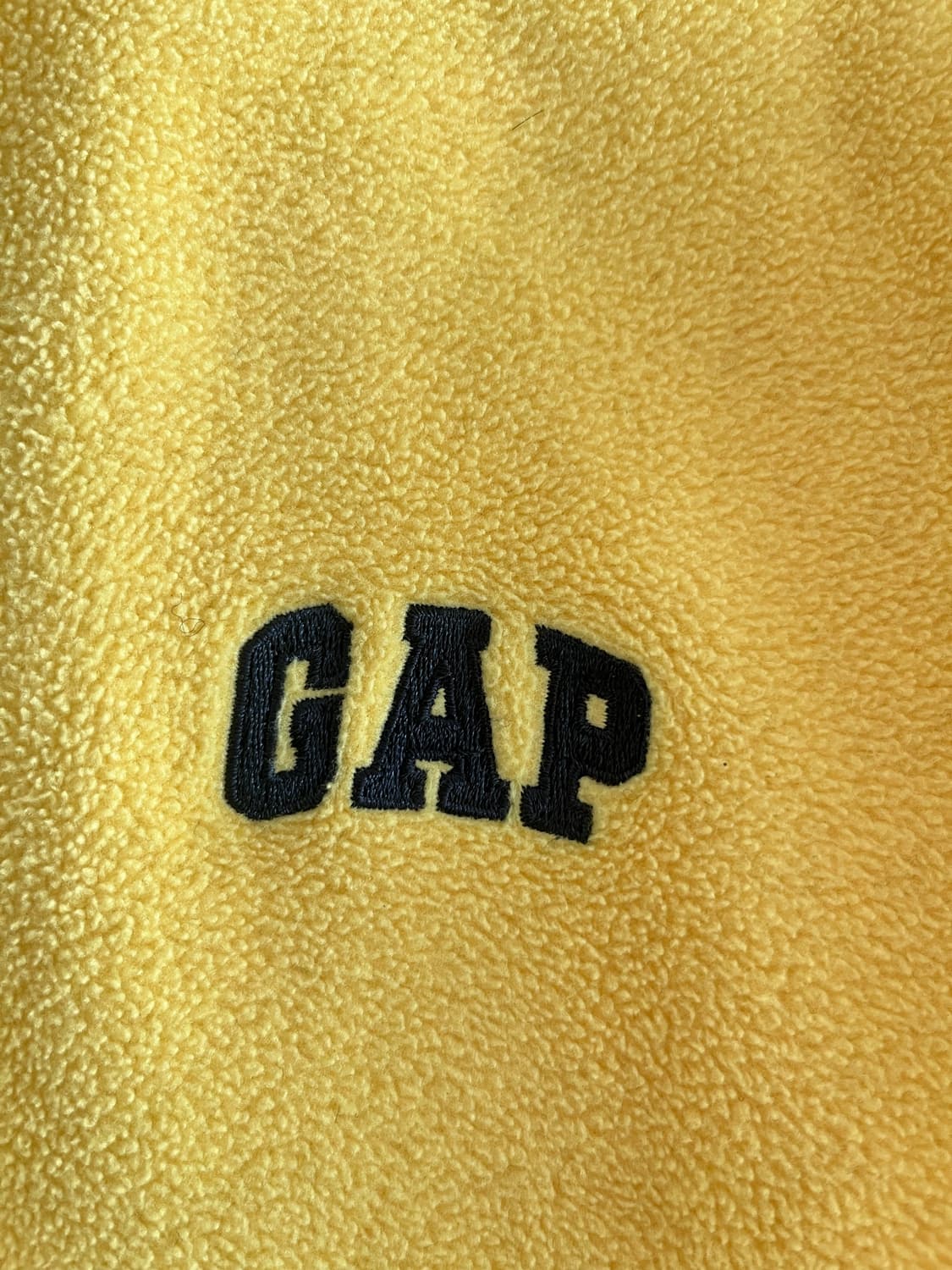 GAP 갭 노란색 하프집업 L 라지 상품이미지4