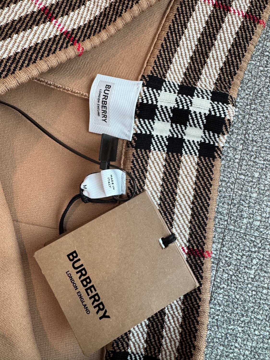 23FW 버버리 다니엘리 체크 트리밍 트랙팬츠 M  상품이미지7