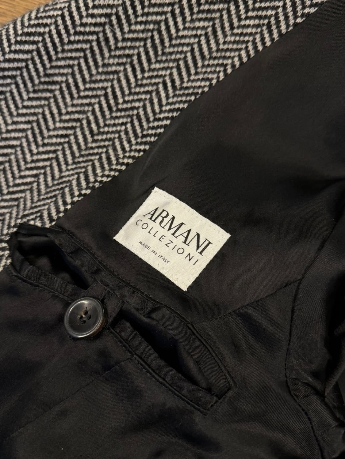 아르마니 꼴레지오니 헤링본 카반코트 100~103 상품이미지9
