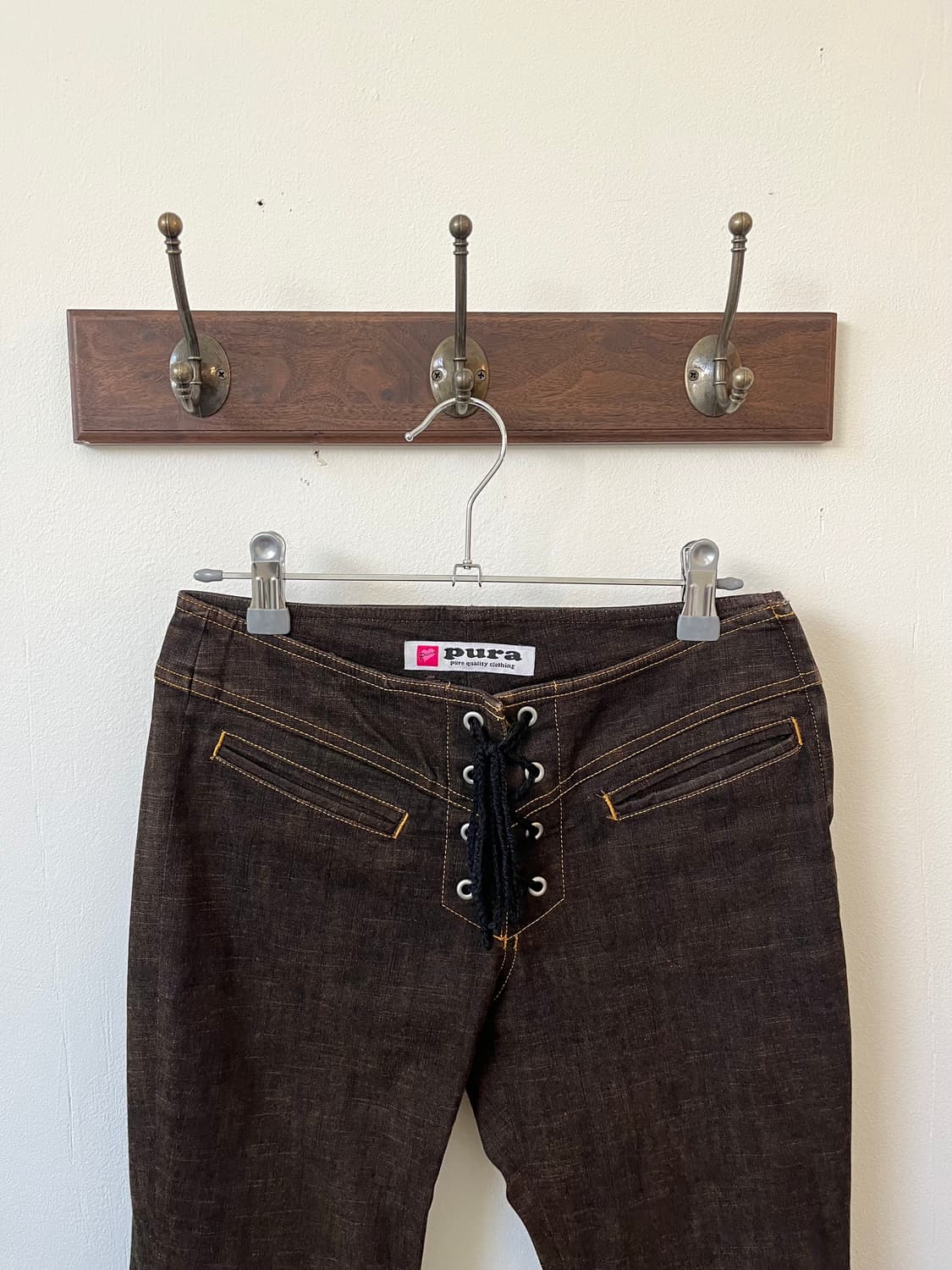 Pura 레이어드 데님 팬츠 상품이미지3