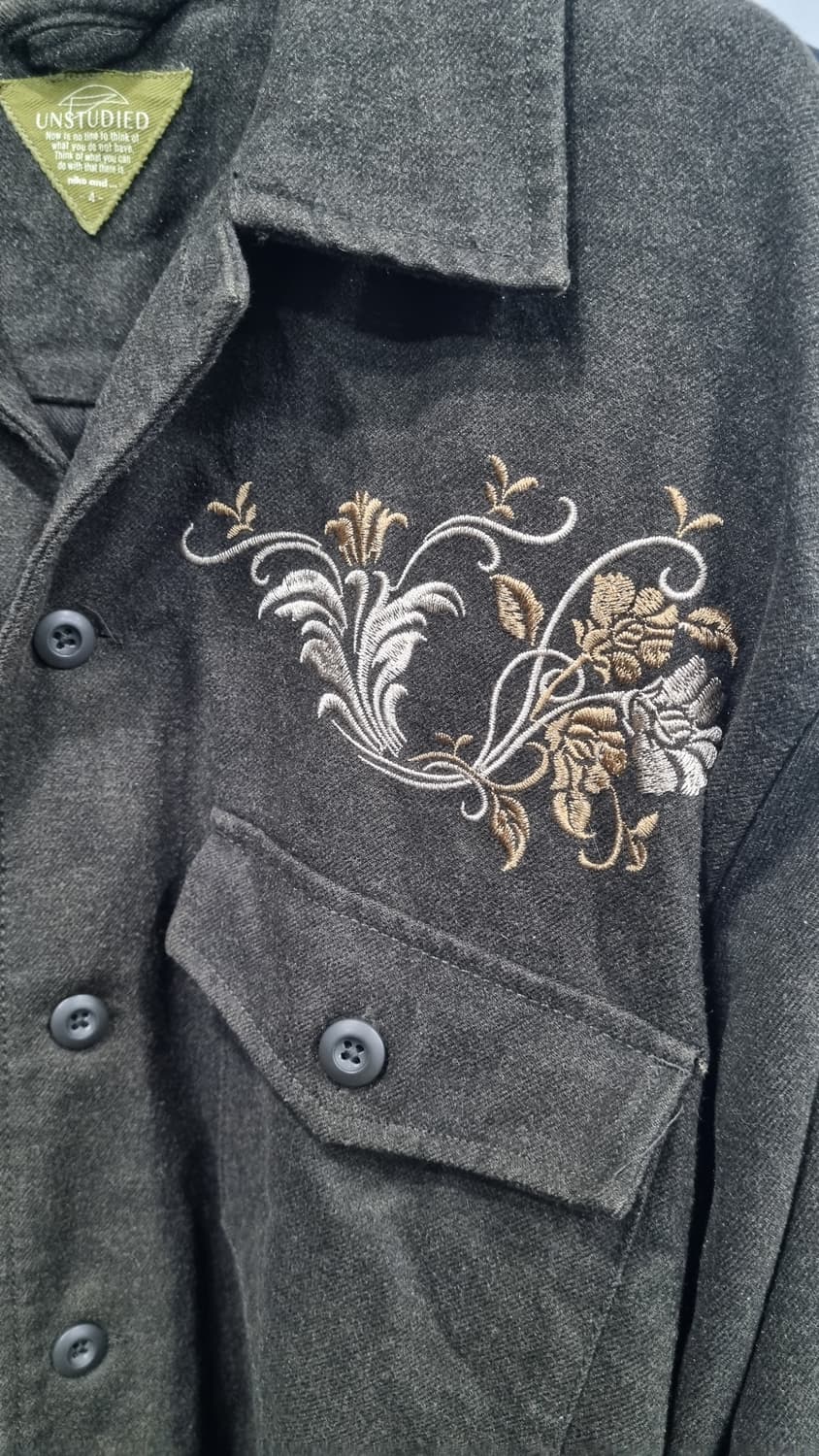 니코앤드 재팬 꽃자수 추동용 셔츠 105~110 컨디션10/8 상품이미지3