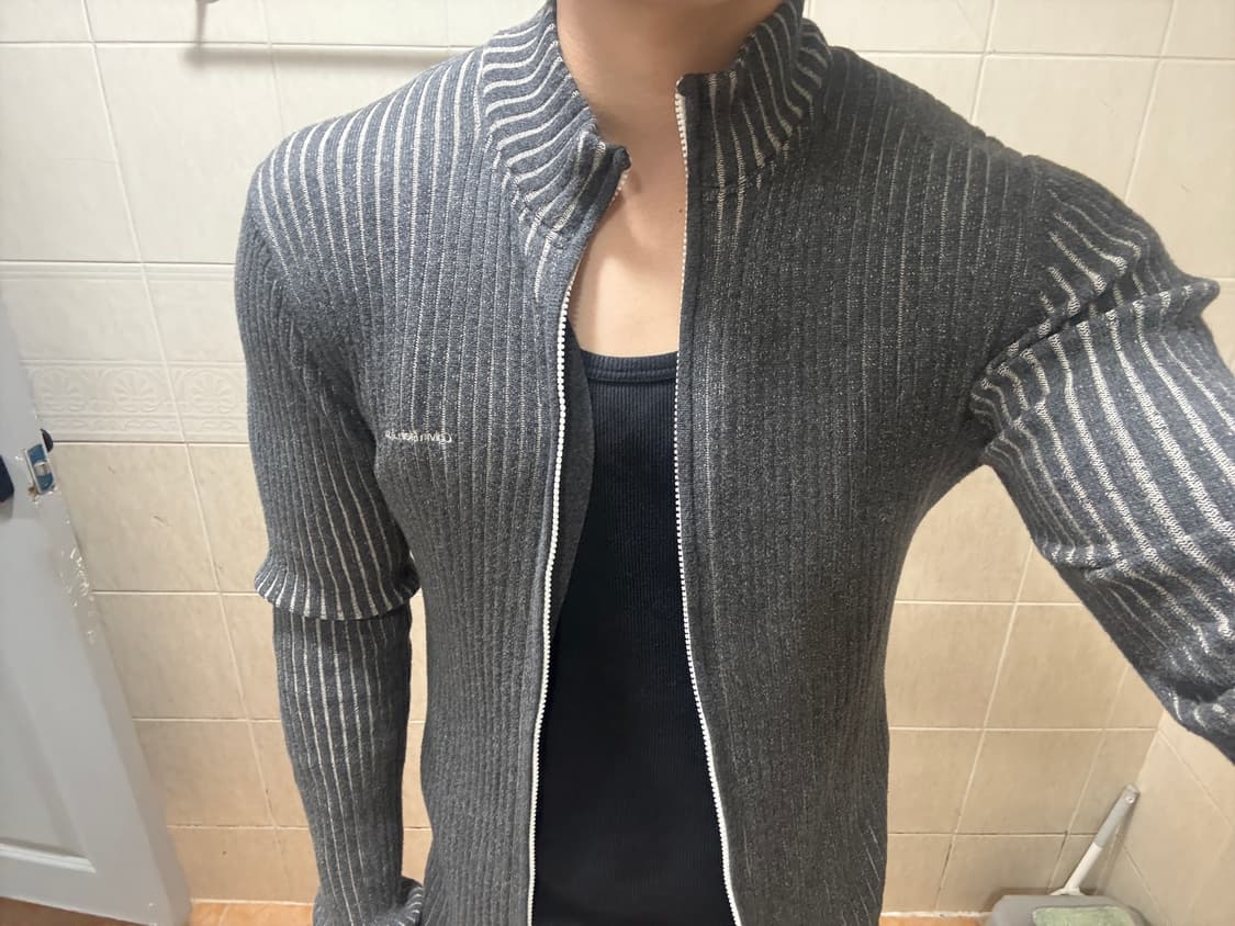 켈빈클라인 니트집업  상품이미지2