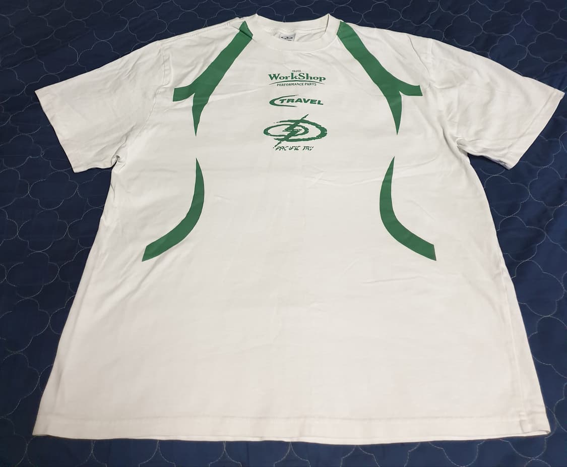 트래블 워크샵 그래픽 코튼 반팔티 화이트 (L) 상품이미지1