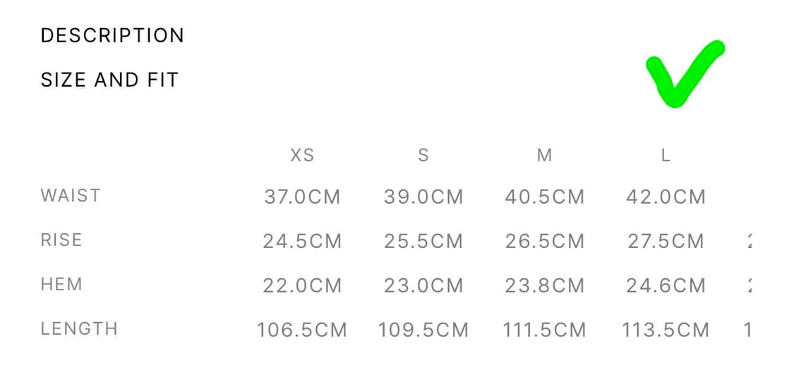 xlim ep8 트라우저 L 상품이미지4