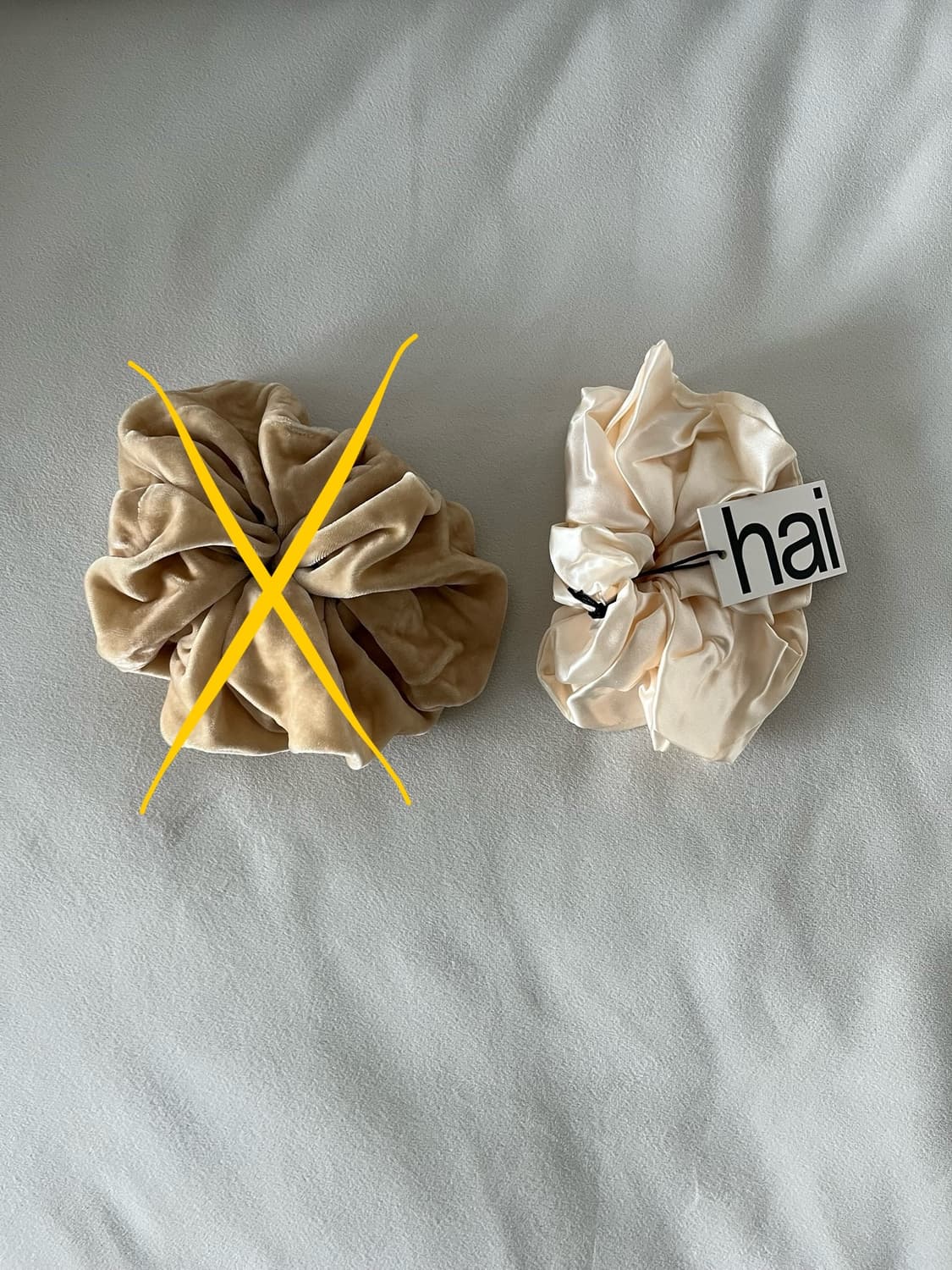 Hai 새틴 스크런치 새상품 상품이미지2