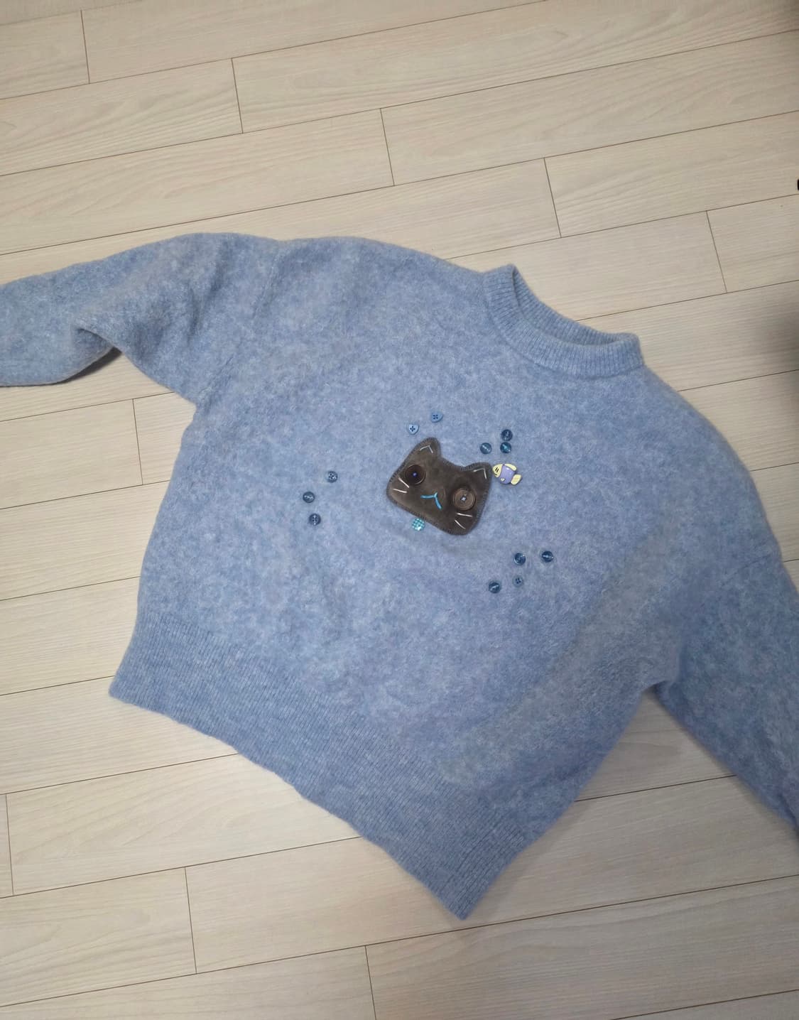 케미컬시스터즈 하늘케냥이 니트 상품이미지2