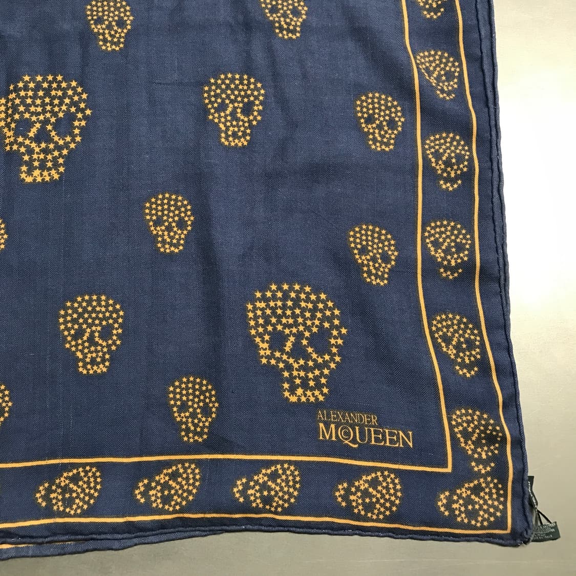 알렉산더 맥퀸 실크 혼방 스카프 상품이미지3