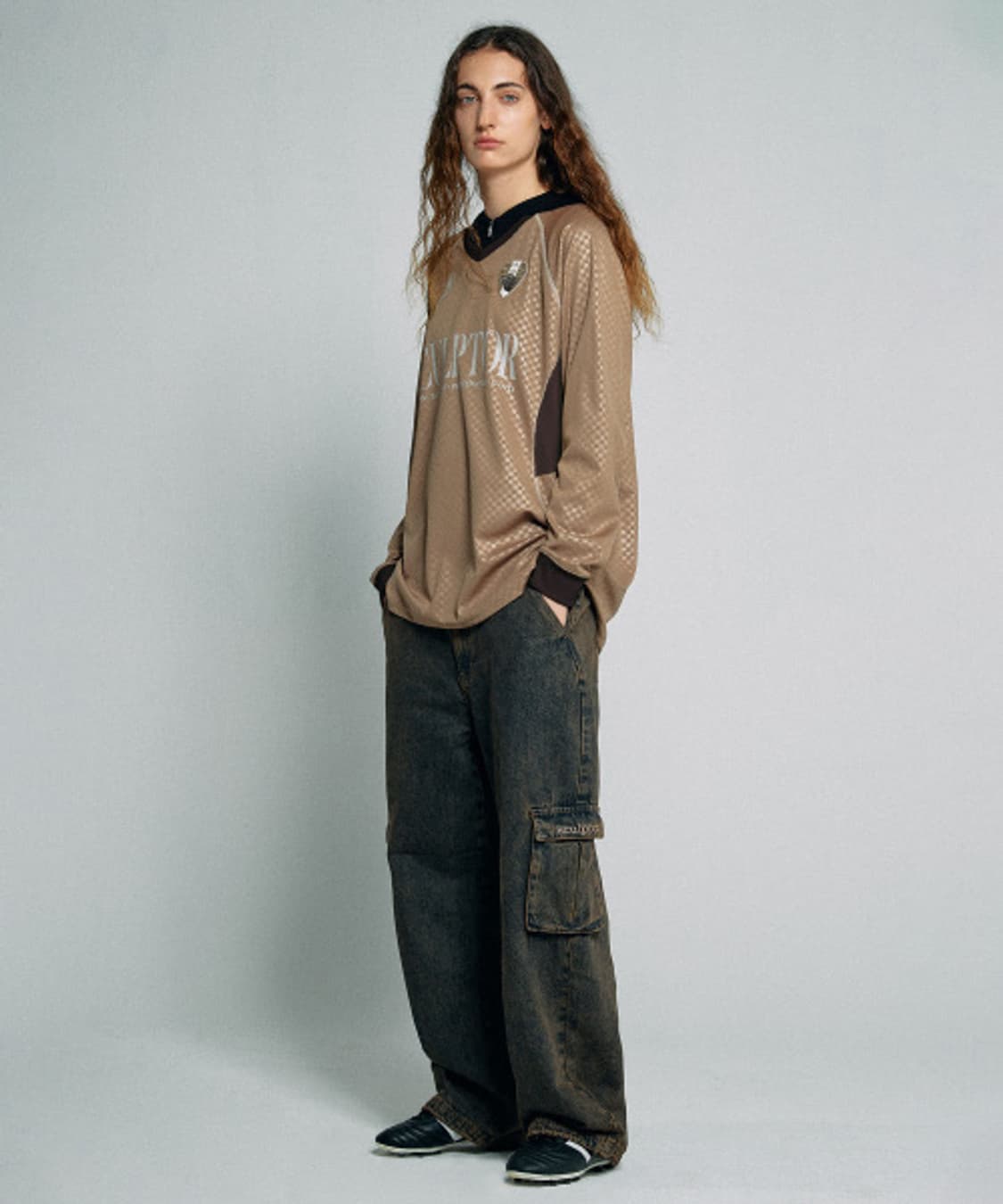 Acid Cargo Jogger Pants Vintage Brown 상품이미지3