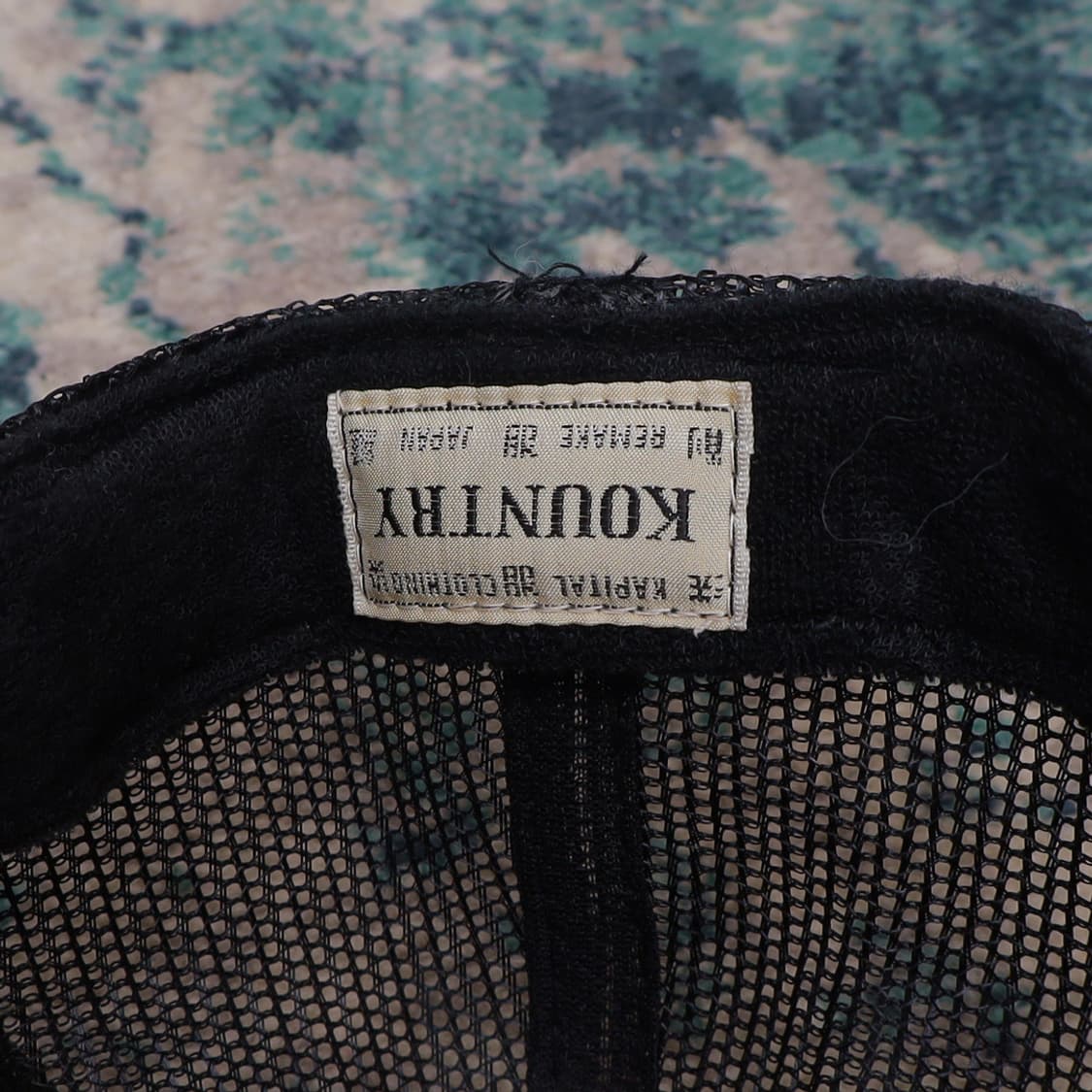 Kapital 캐피탈 코니카우보위 트러커 캡 블랙 정품 상품이미지4