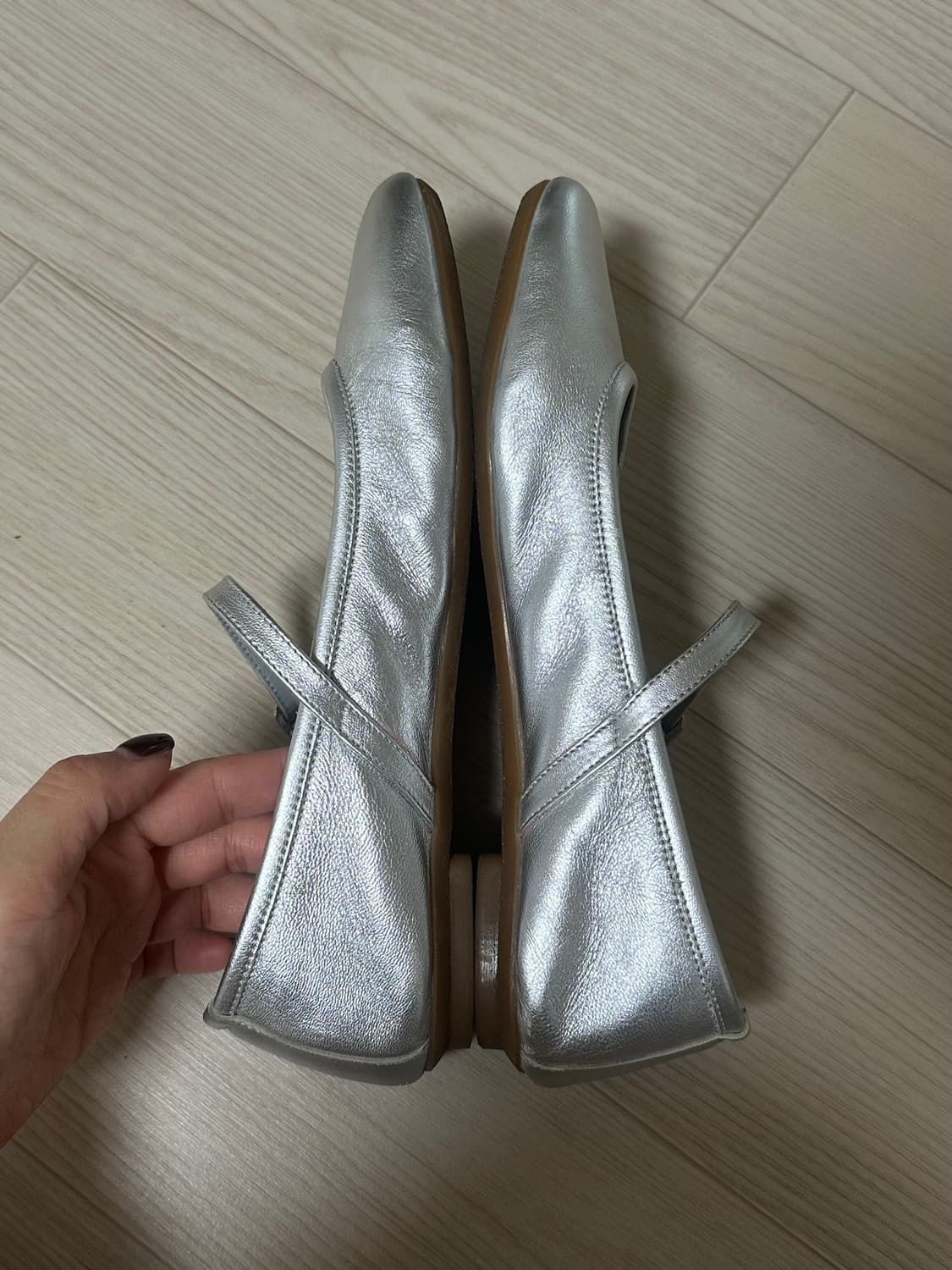 흐꺙 어너 메리제인 실버 39 (240-245) 상품이미지3