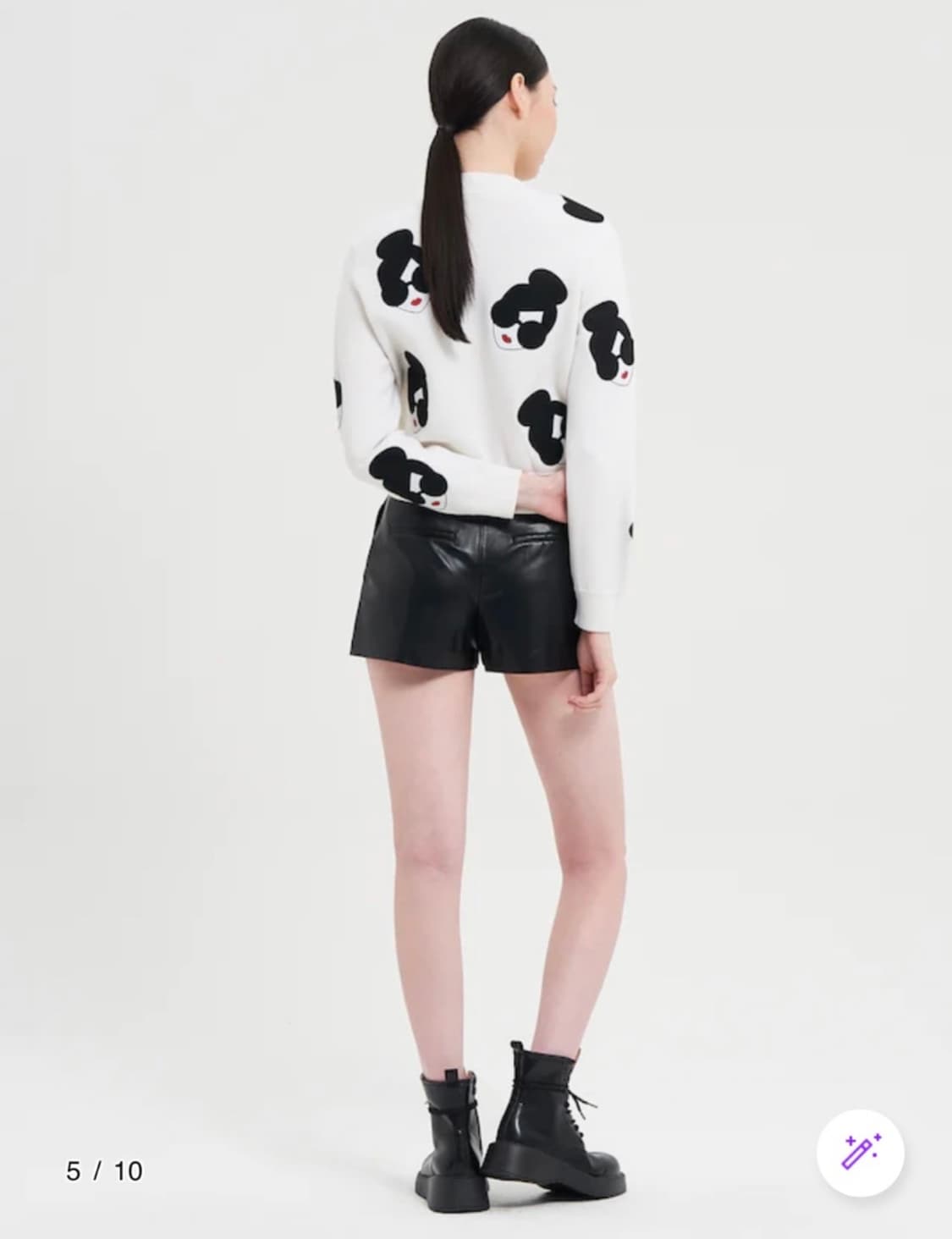 앨리스앤올리비아 스테이시 페이스 집업 가디건 상품이미지2