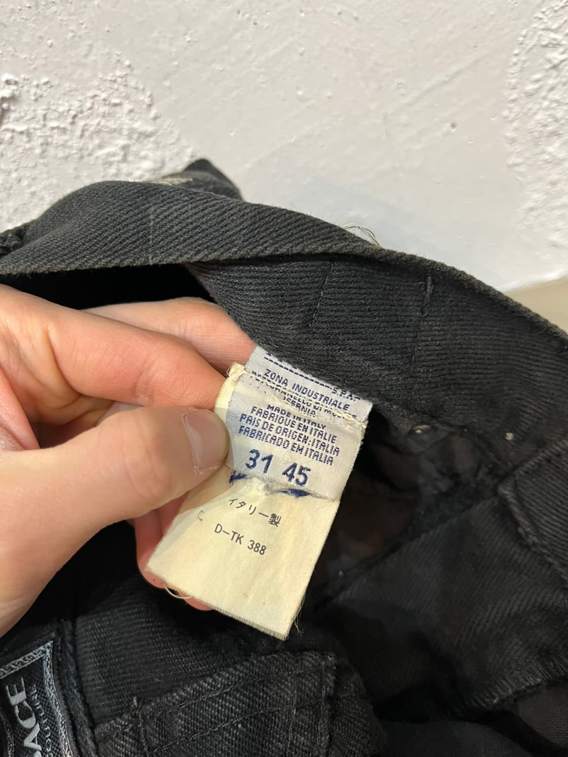 베르사체 메두사 블랙 데님팬츠 Made in ITALY 상품이미지9