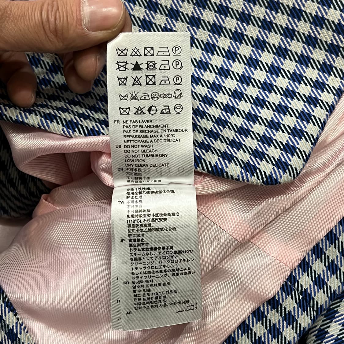  산드로 체크 블레이저 y14720 상품이미지7