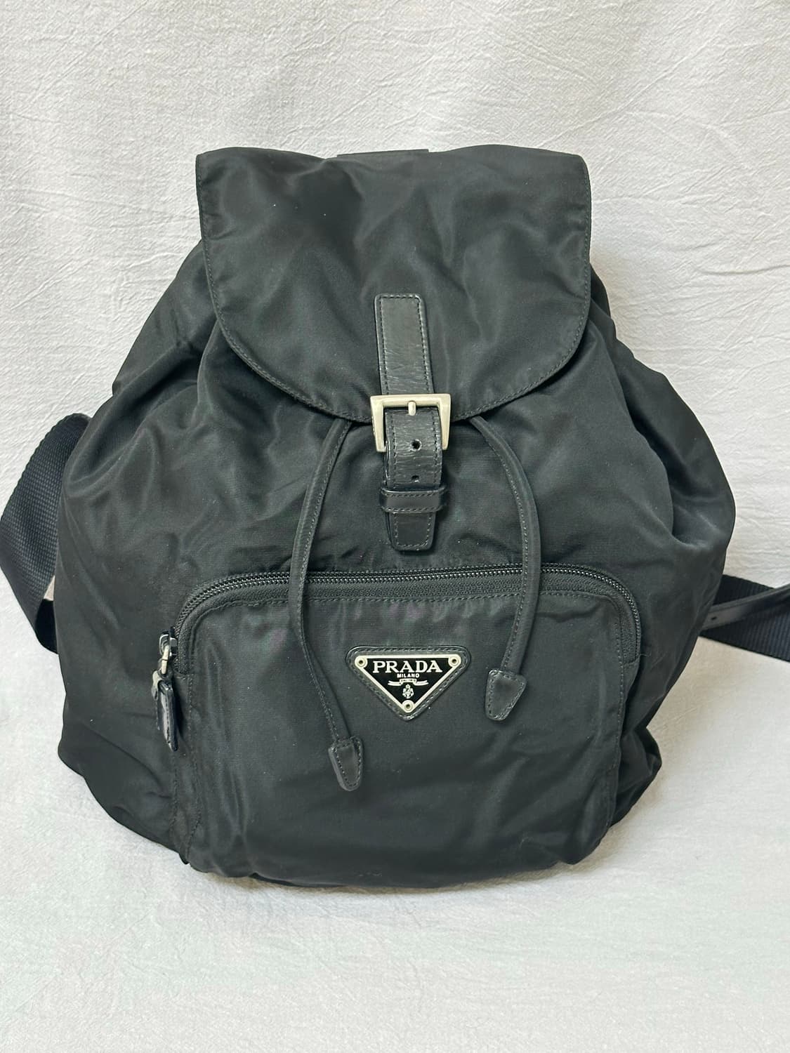 (보증서O) 프라다 포코노 원포켓 블랙 나일론 백팩 상품이미지5