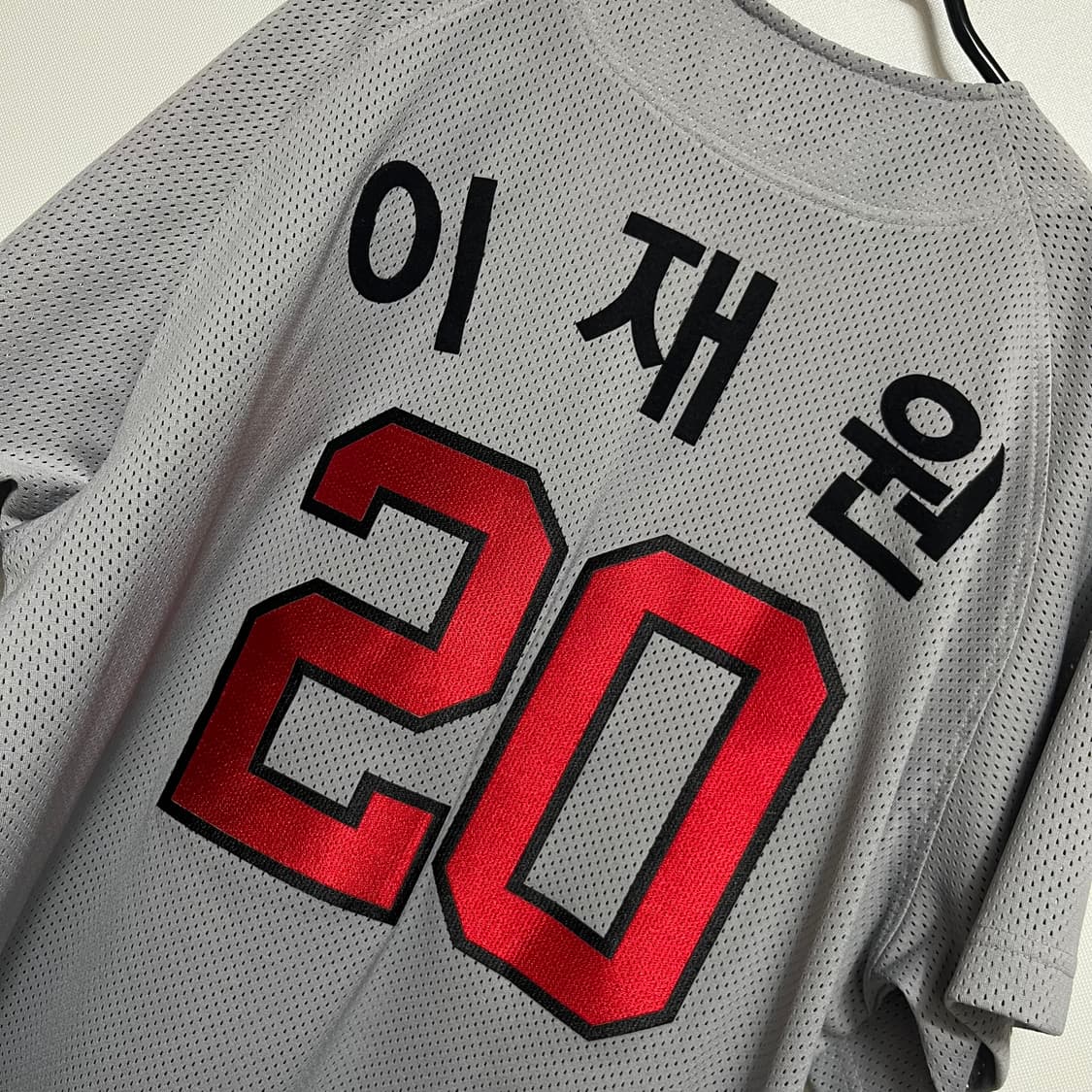 sk와이번스 이재원 20번 야구 유니폼 그레이 105 상품이미지7
