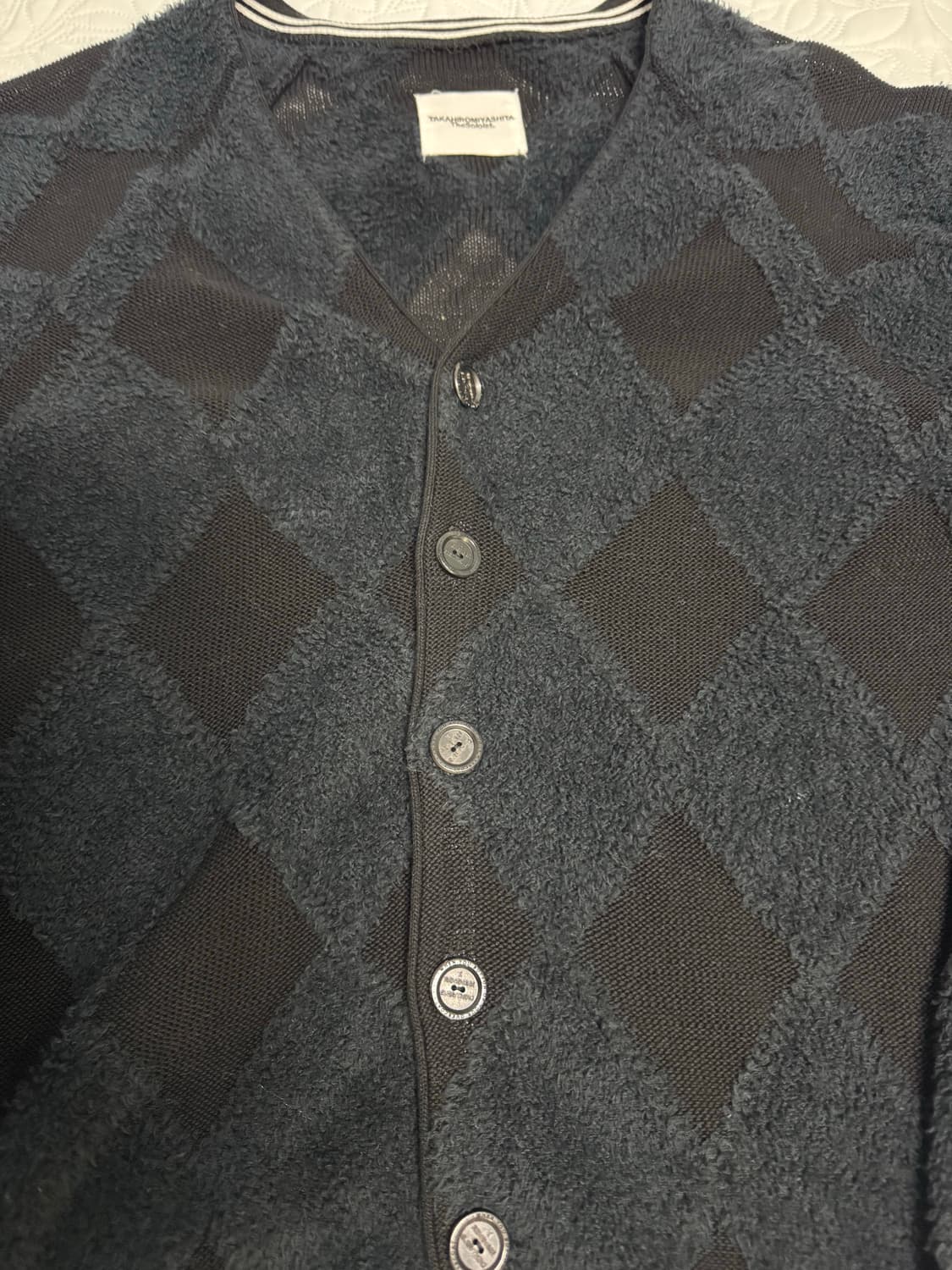 Thesoloist  / 20aw 아가일 가디건 / 48 상품이미지3