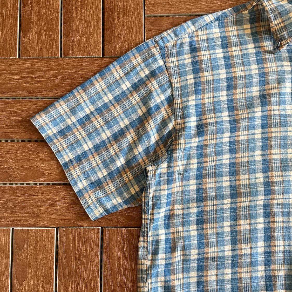 Gotariku Sport check cotton 1/2 shirts 상품이미지3