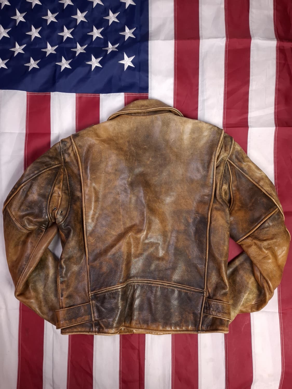 오리지날 R.B.C 리얼레더 더블 라이더자켓 상품이미지6