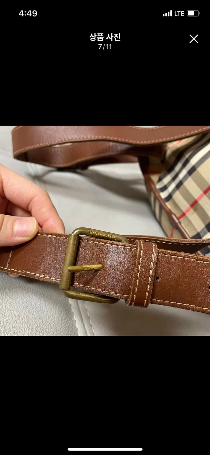 버버리 BURBERRY 정품 레더 백팩 카디널레드 프라다 명품  상품이미지6